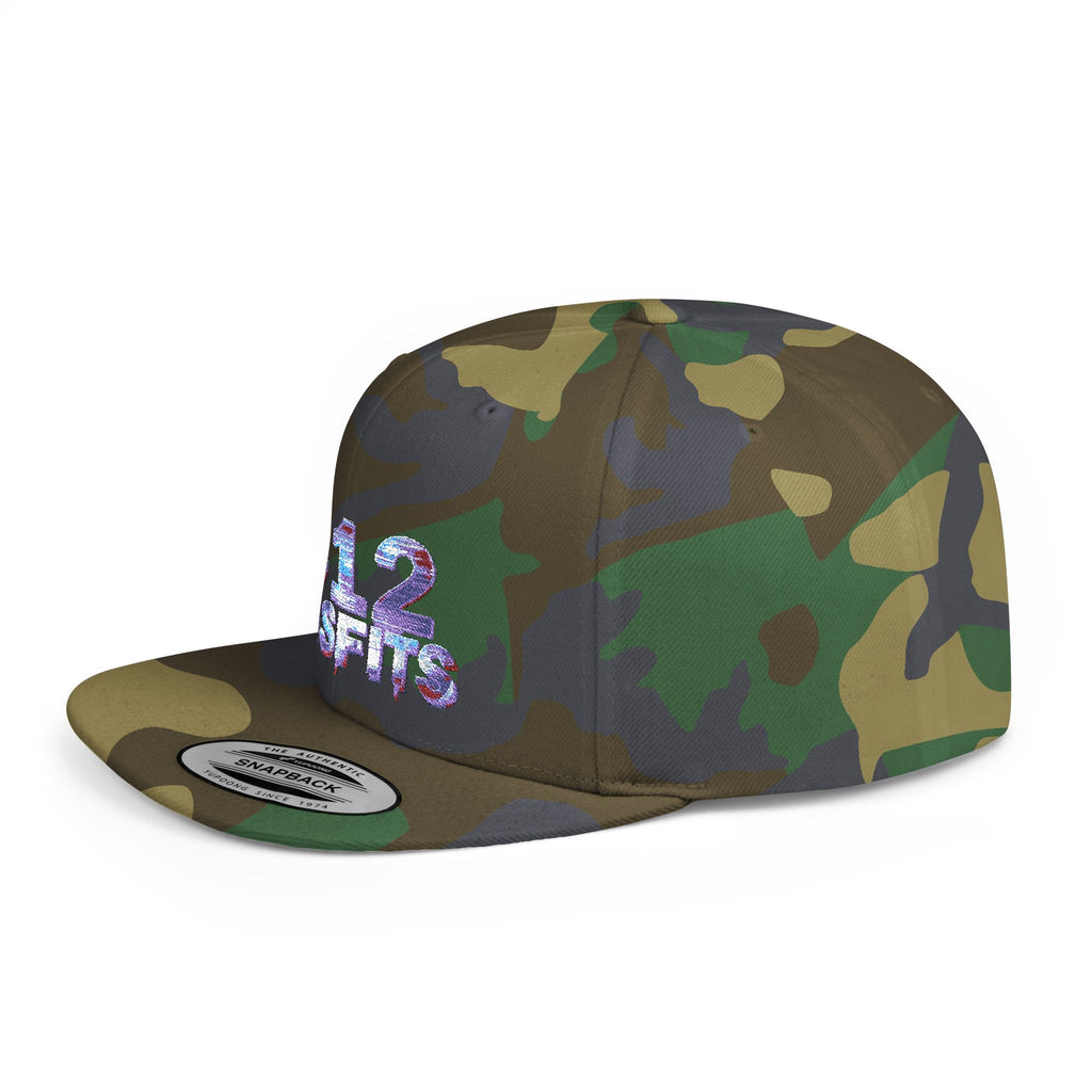 612 Misfits Flat Bill Snapback Hat – Retro Graphic Streetwear Cap