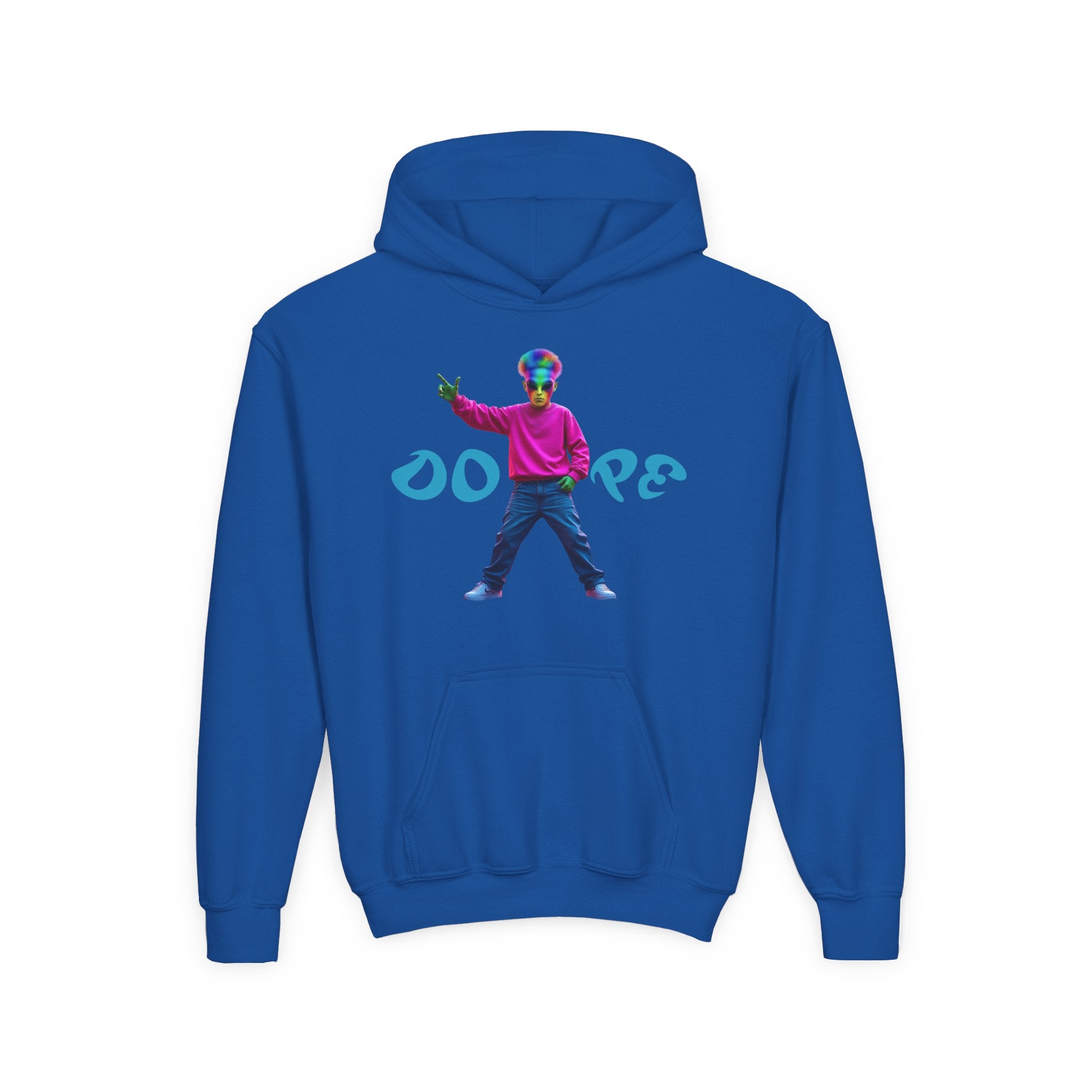 VYBZ Alien Youth Hoodie - Exclusive Colorful Hip Hop Slang Design
