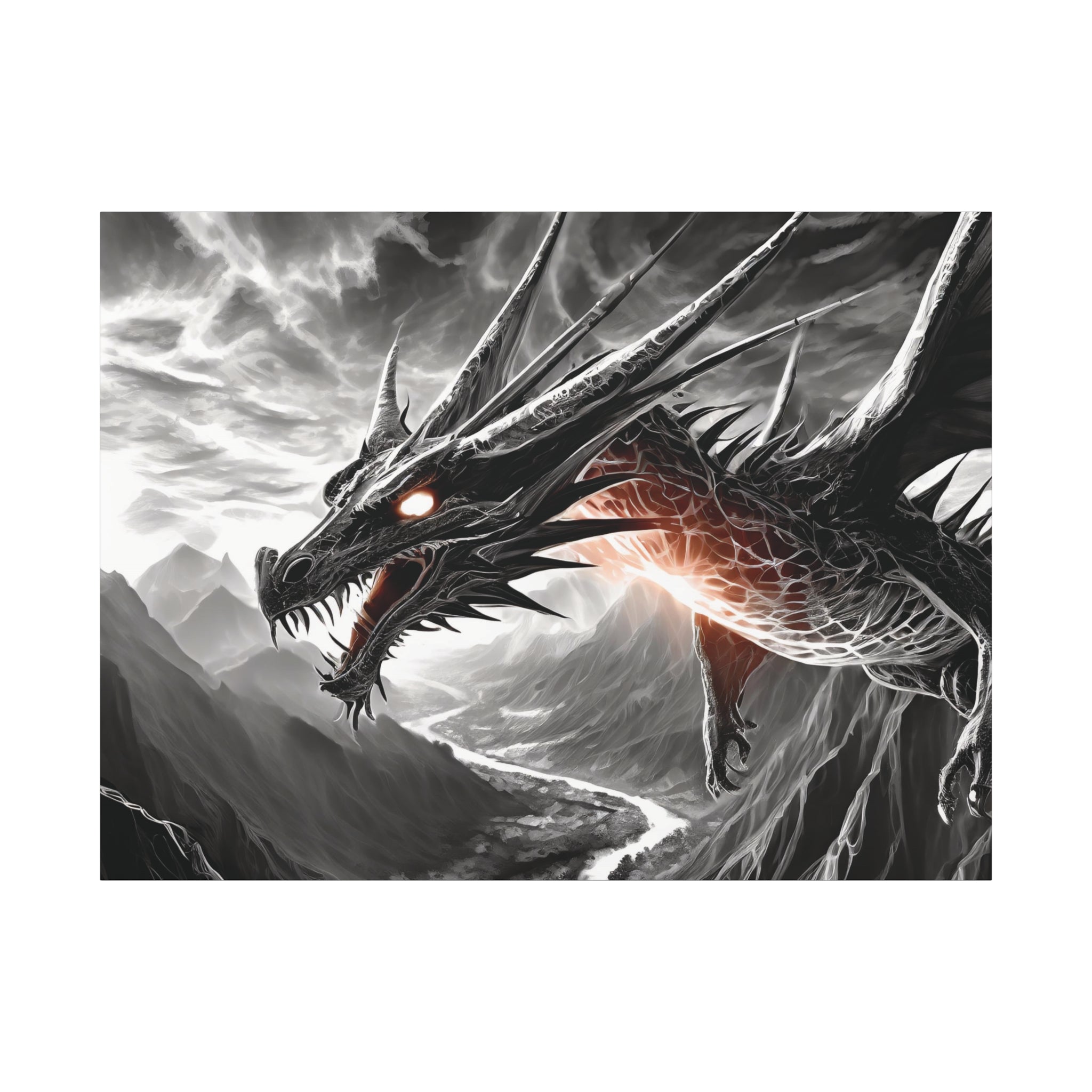 Dragon Art Canvas Print