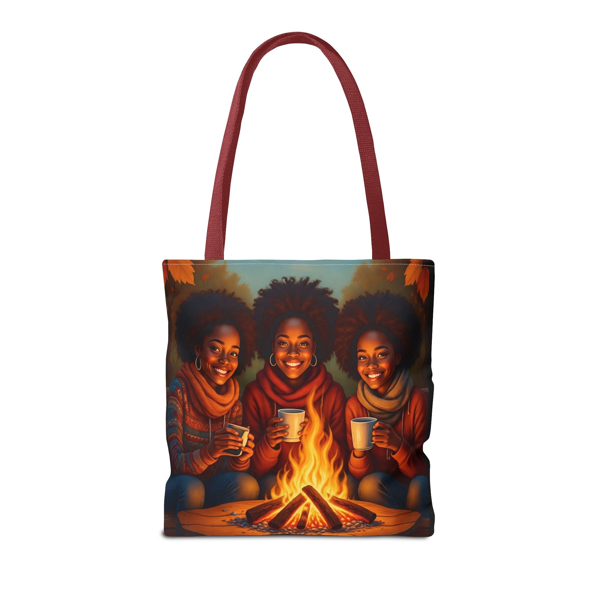 VYBZ Tote Bag - Exclusive Celebrating Sistah Circle Design Fall Bonfire