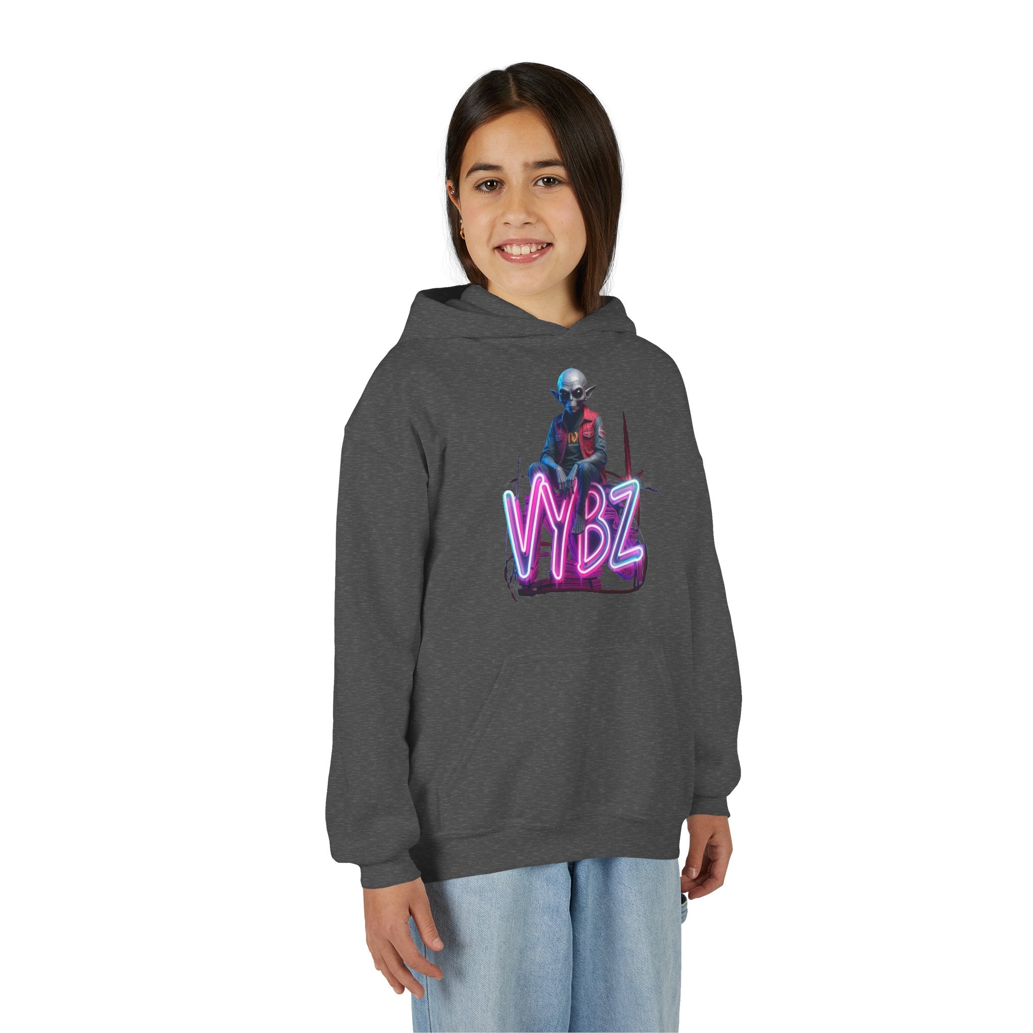 VYBZ Alien Youth Heavy Blend Hooded Sweatshirt, Cozy Streetwear, Perfect for Teens, Gifts for Holidays and Occasions, Casual [...]