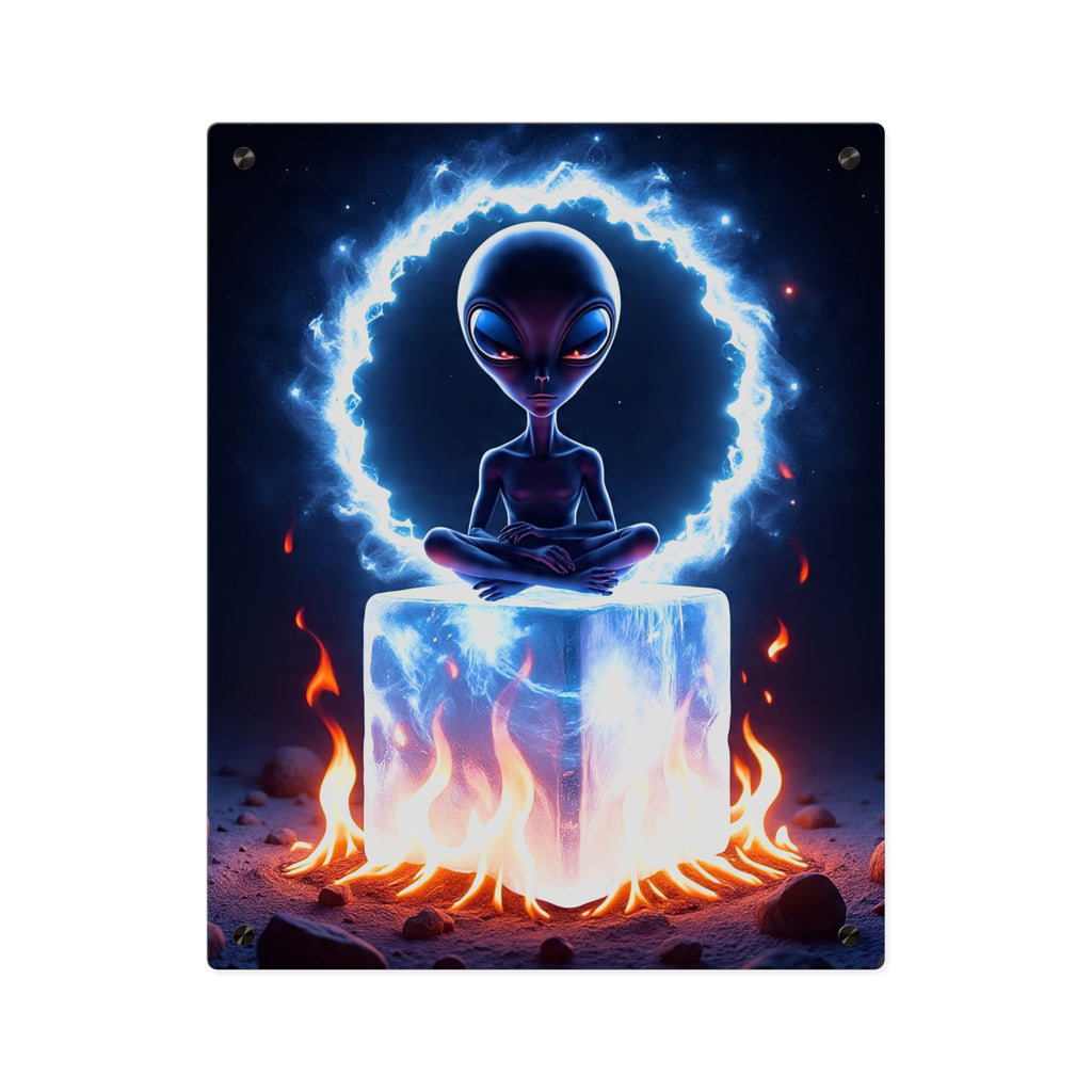 Cosmic Alien Acrylic Wall Art