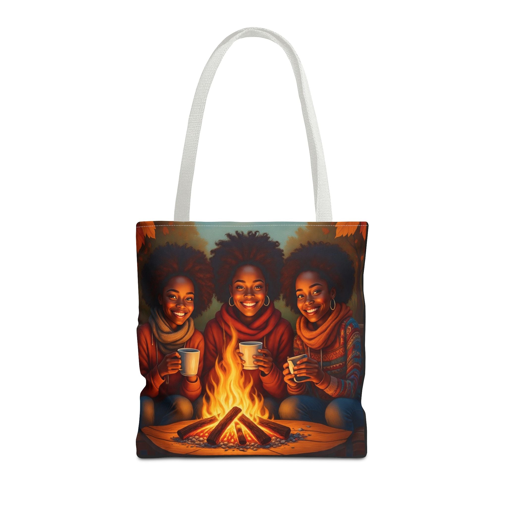 VYBZ Tote Bag - Exclusive Celebrating Sistah Circle Design Fall Bonfire