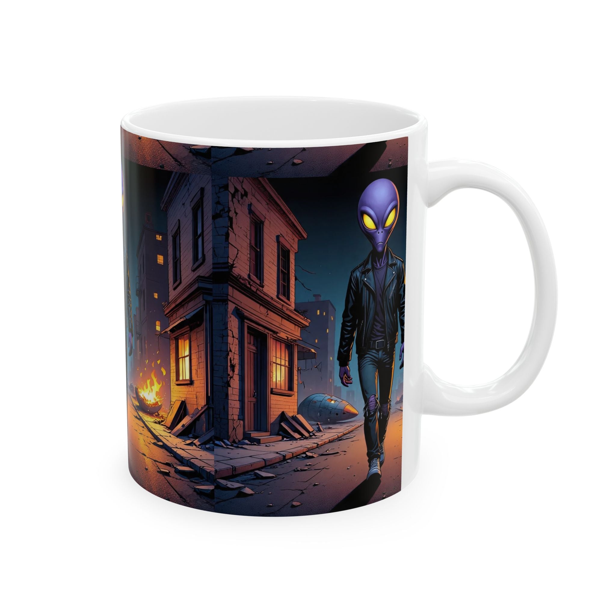 Alien Themed Ceramic Mug