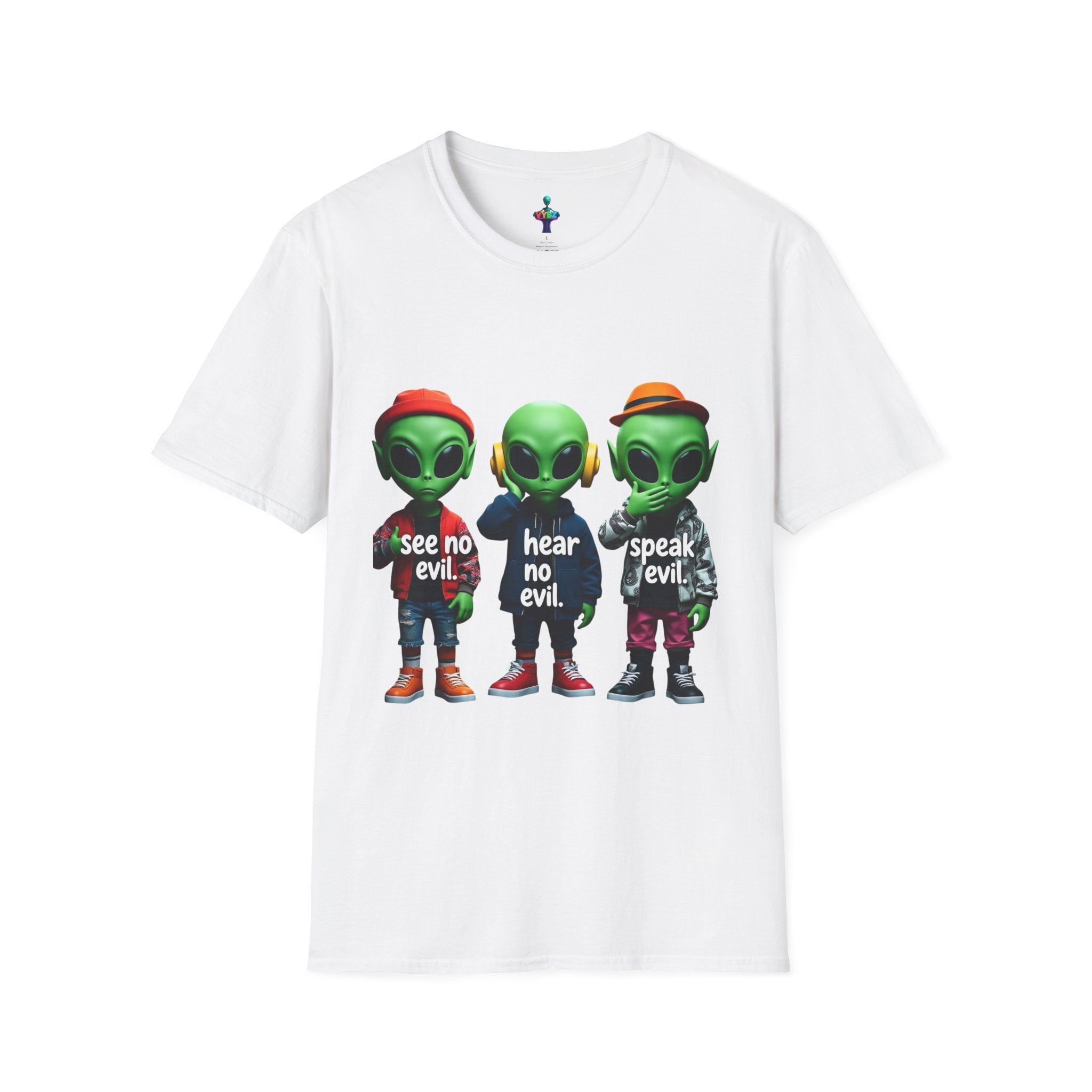 VYBZ Alien "See No Evil, Hear No Evil, Speak Evil" Unisex T-Shirt