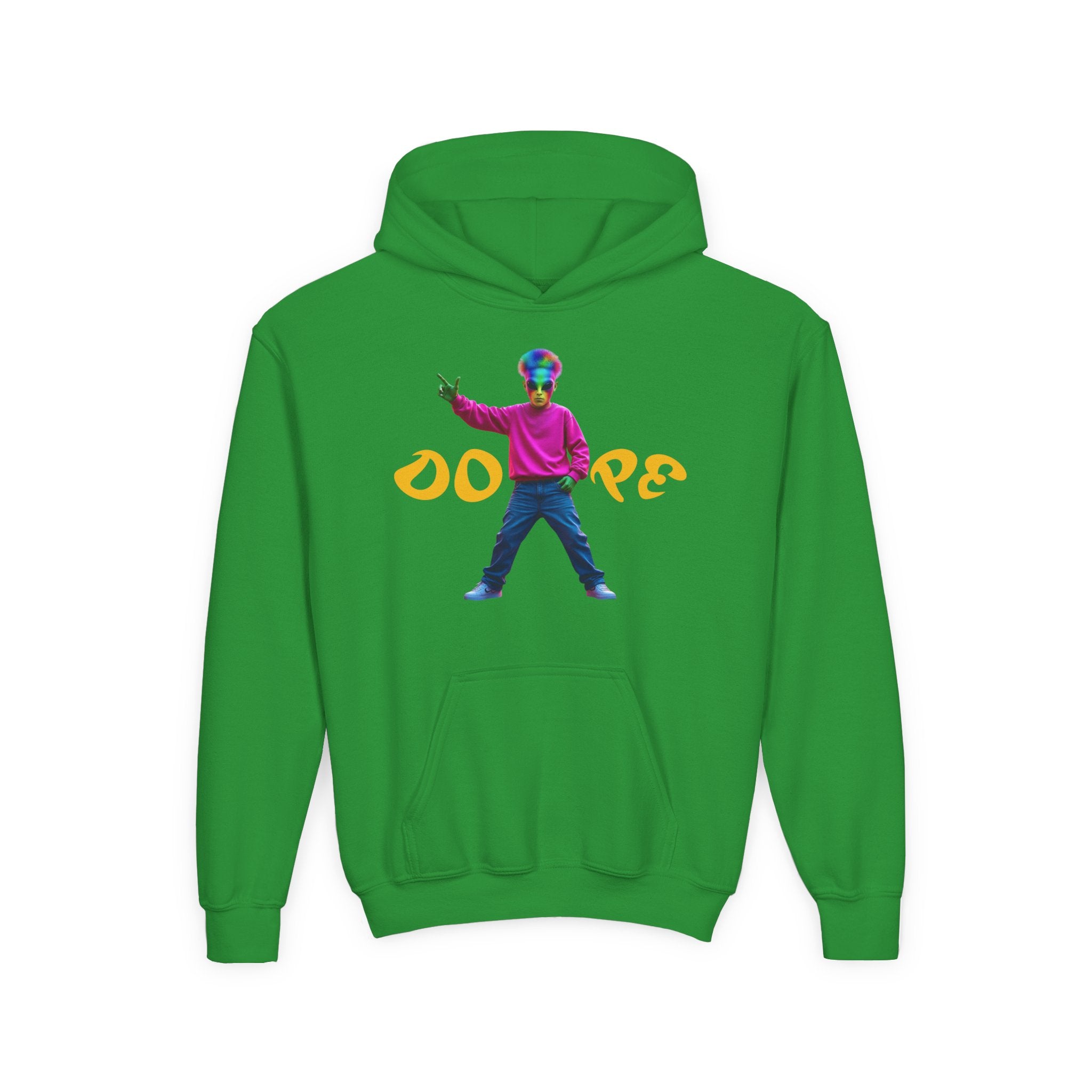 VYBZ Alien Youth Hoodie - Exclusive Colorful Hip Hop Slang Design