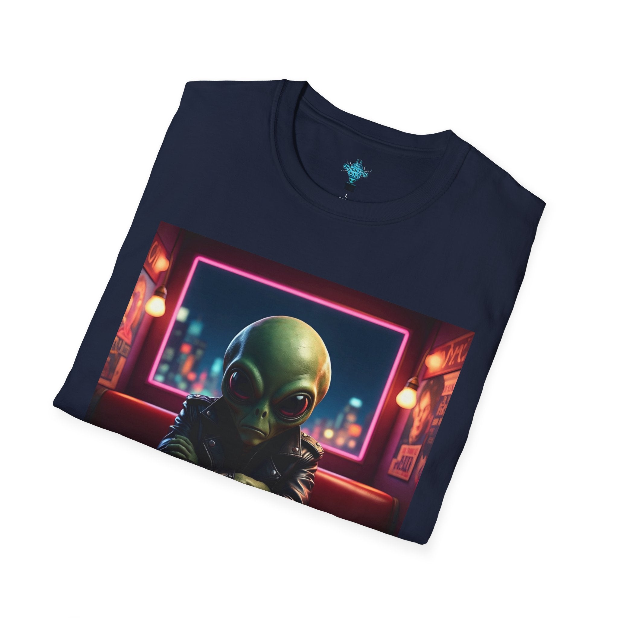 VYBZ "I Need a Hug From A Bad B*tch" T-Shirt, Funny Tee for Alien Lovers, Unisex Graphic Shirt, Gift for Friends, Casual Wear, Cool Humor Wear