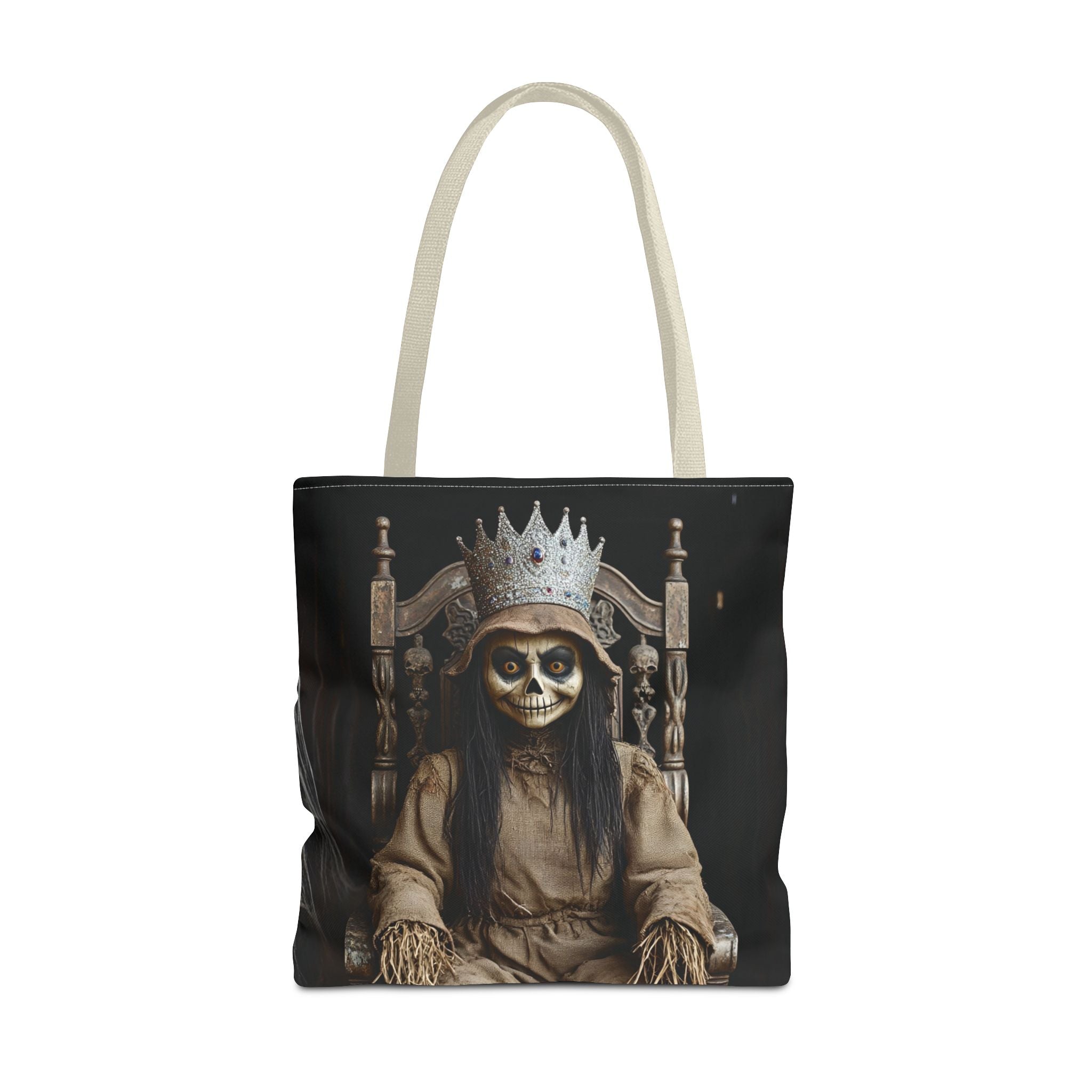 VYBZ Tote Bag - Spooky Skeleton Queen Halloween Design