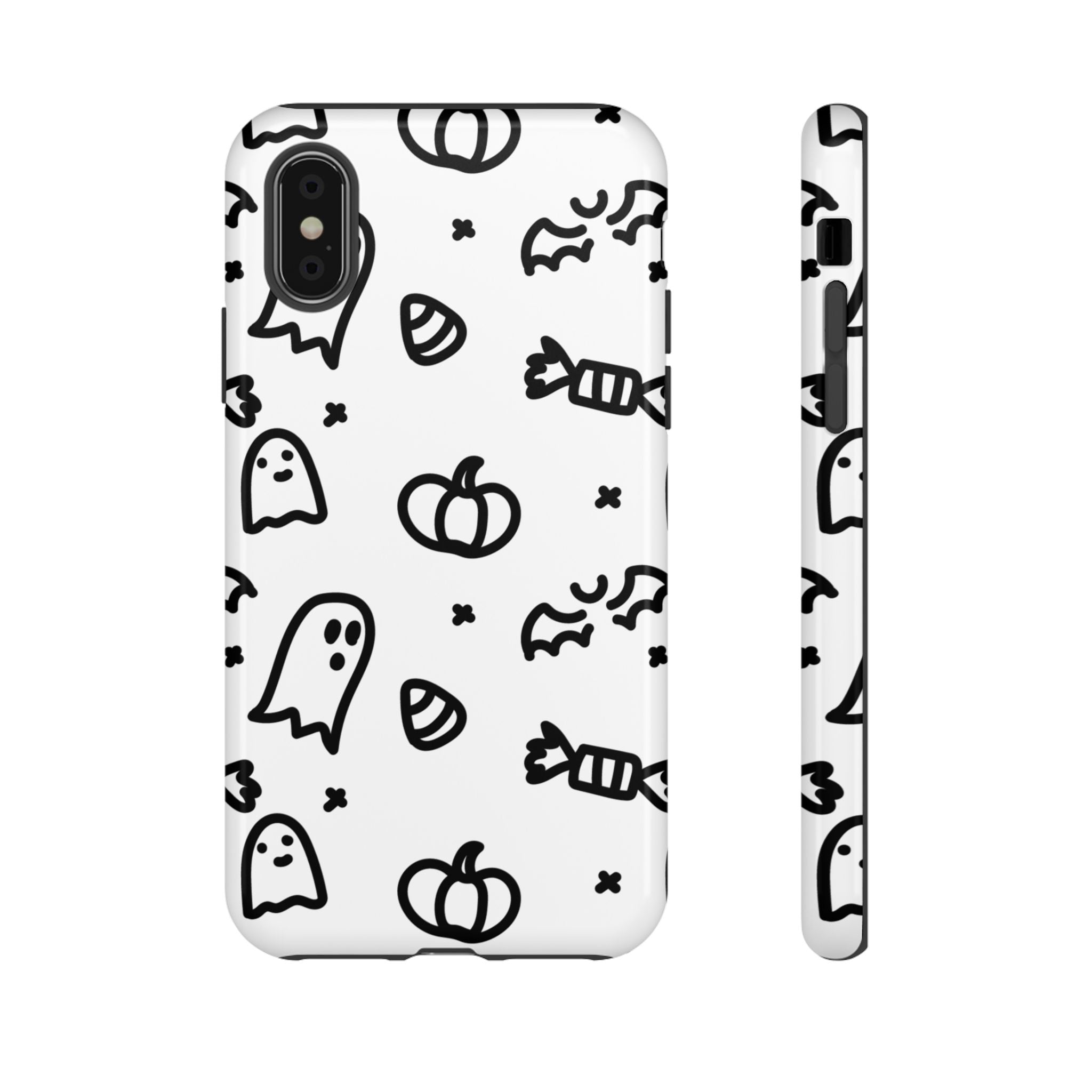 Halloween Themed Phone Case, Spooky Ghosts and Pumpkins, Fall Decor, Costume Party, Trick or Treat