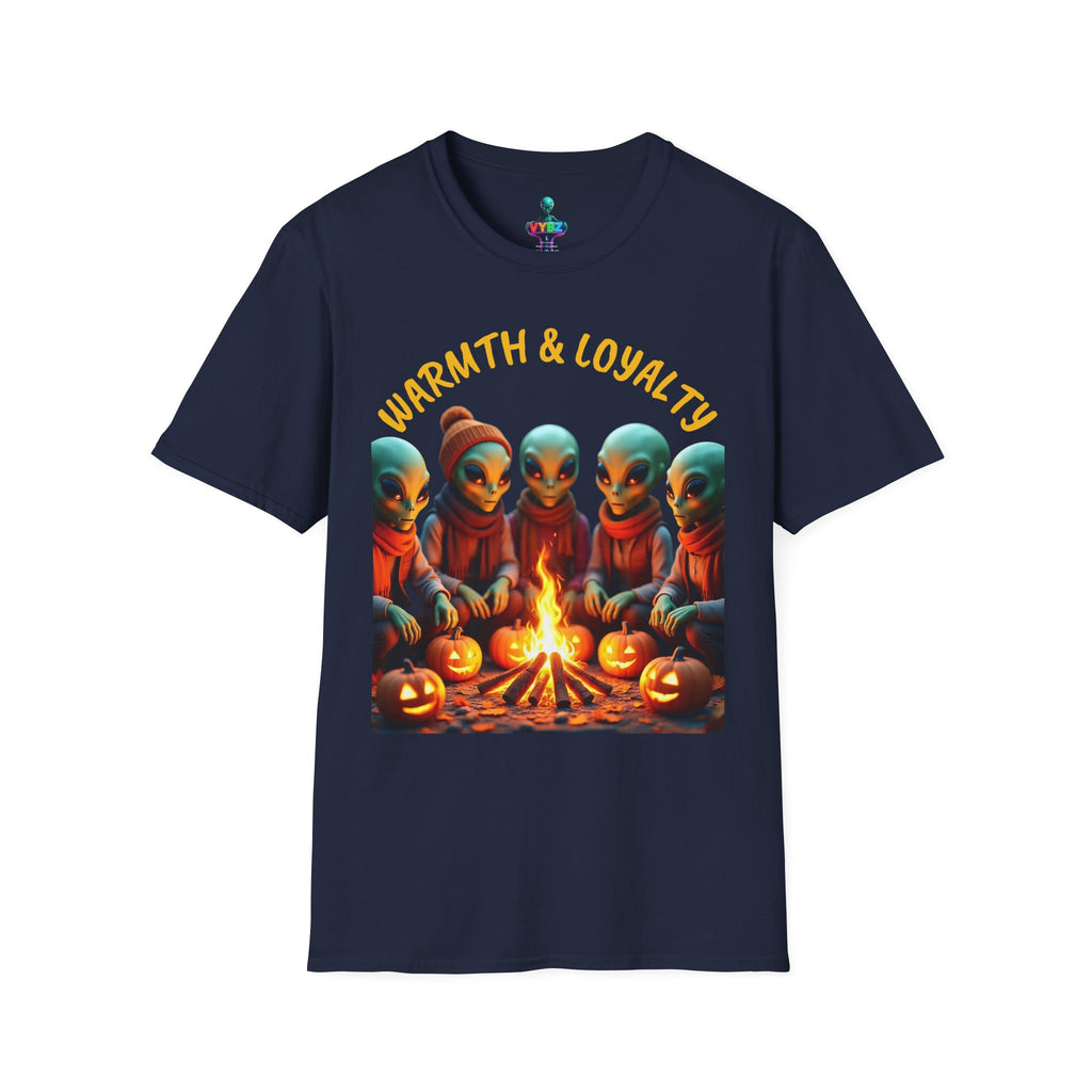 VYBZ Cozy Alien Campfire T-Shirt
