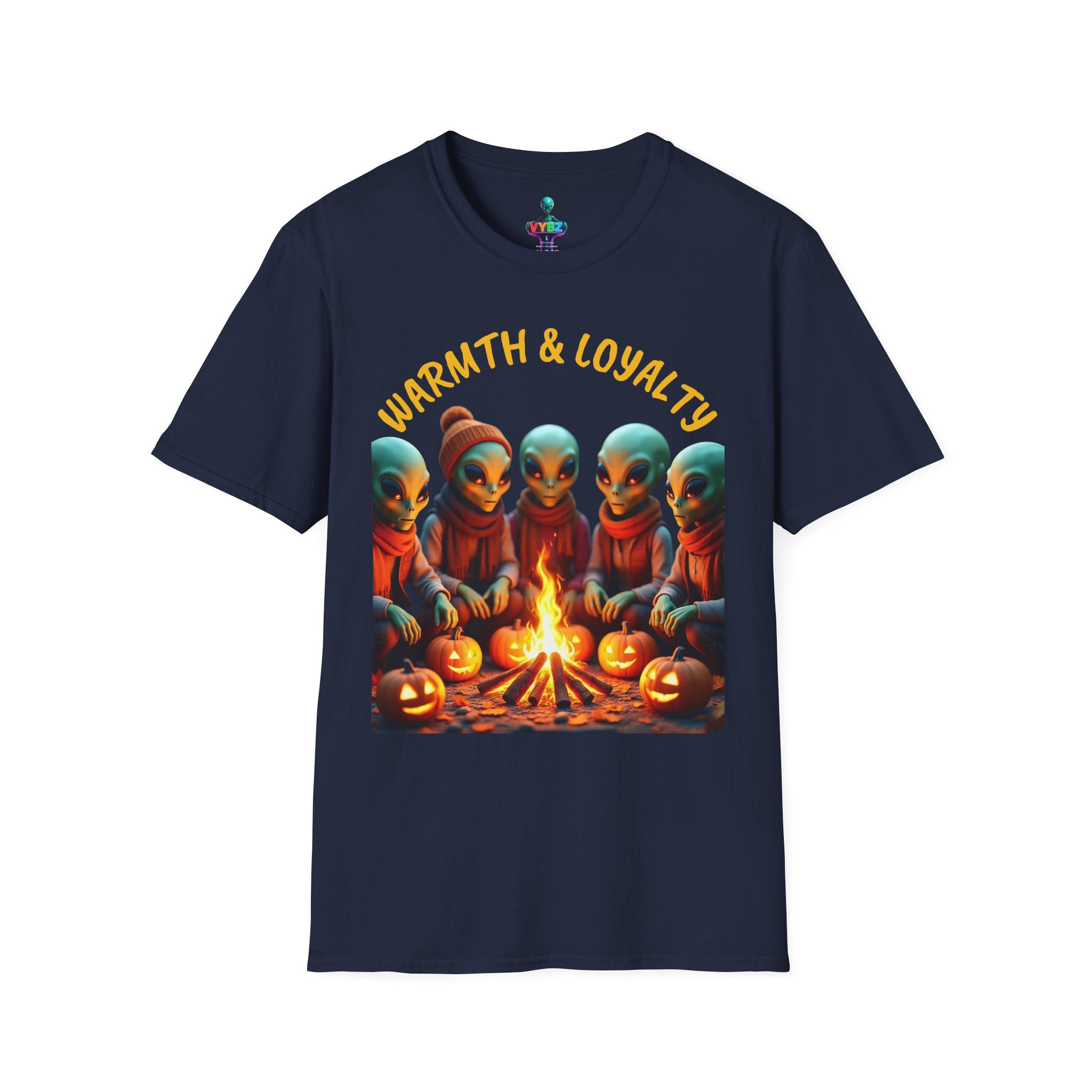 VYBZ Cozy Alien Campfire T-Shirt