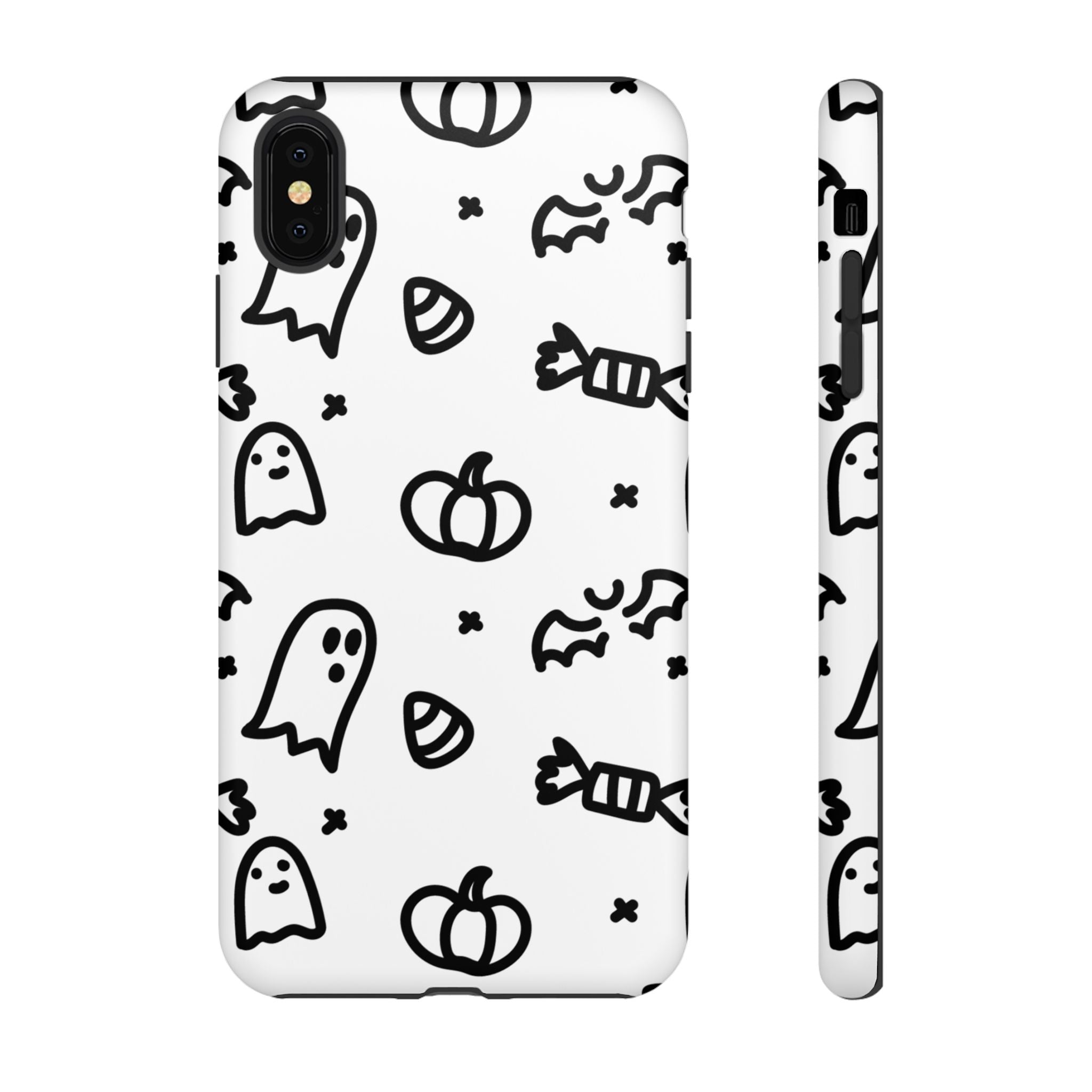 Halloween Themed Phone Case, Spooky Ghosts and Pumpkins, Fall Decor, Costume Party, Trick or Treat