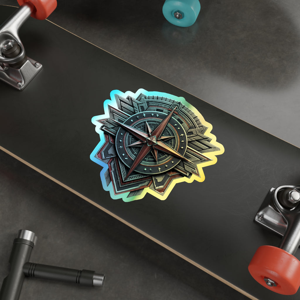 North Star Rebel Emblem Minnesota Holographic Die-cut Sticker