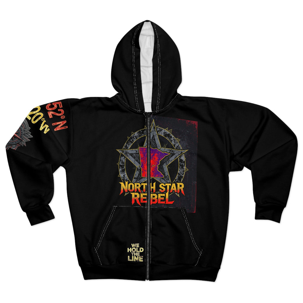 North Star Rebel x 612 Misfits Plugz Character Zip Hoodie — Limited Edition