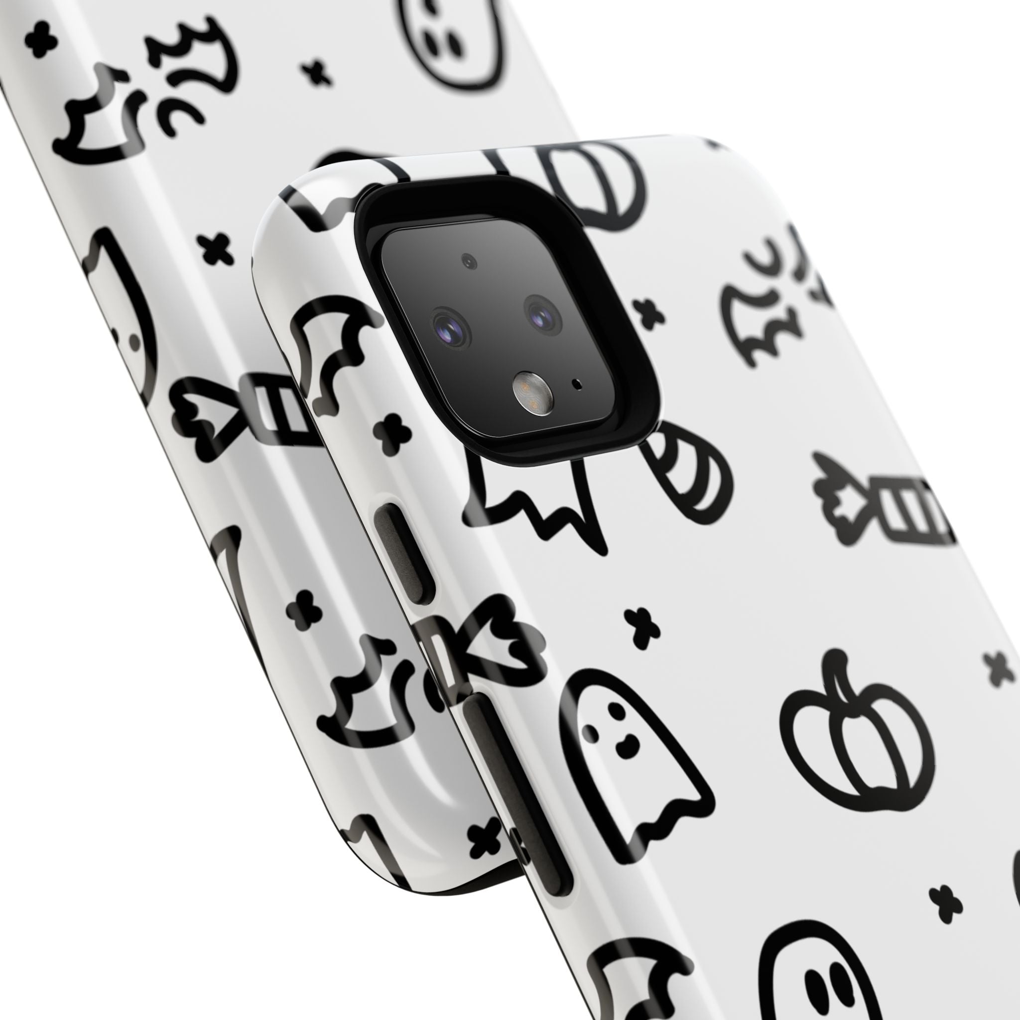 Halloween Themed Phone Case, Spooky Ghosts and Pumpkins, Fall Decor, Costume Party, Trick or Treat