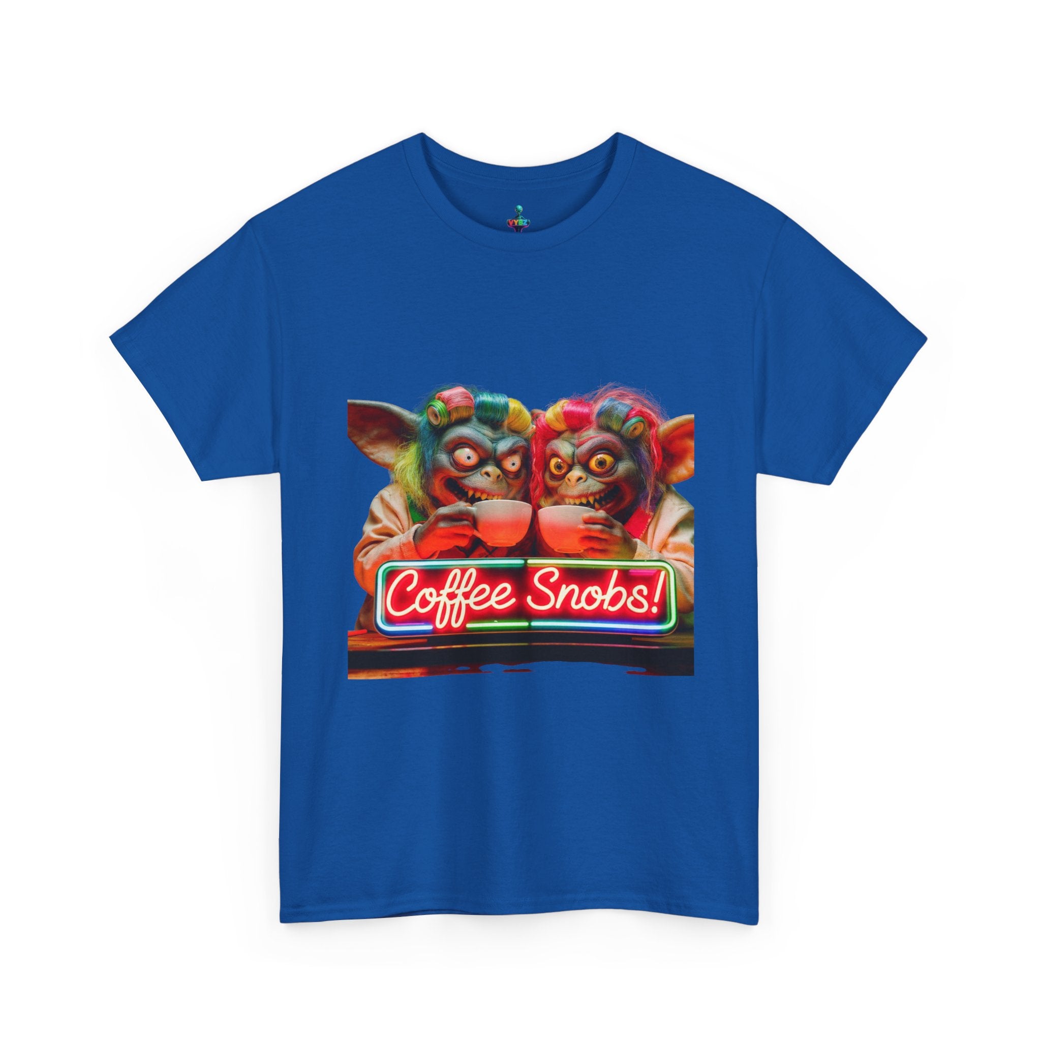 Coffee Snobs T-Shirt — Retro Neon Gremlin Coffee Lovers Tee
