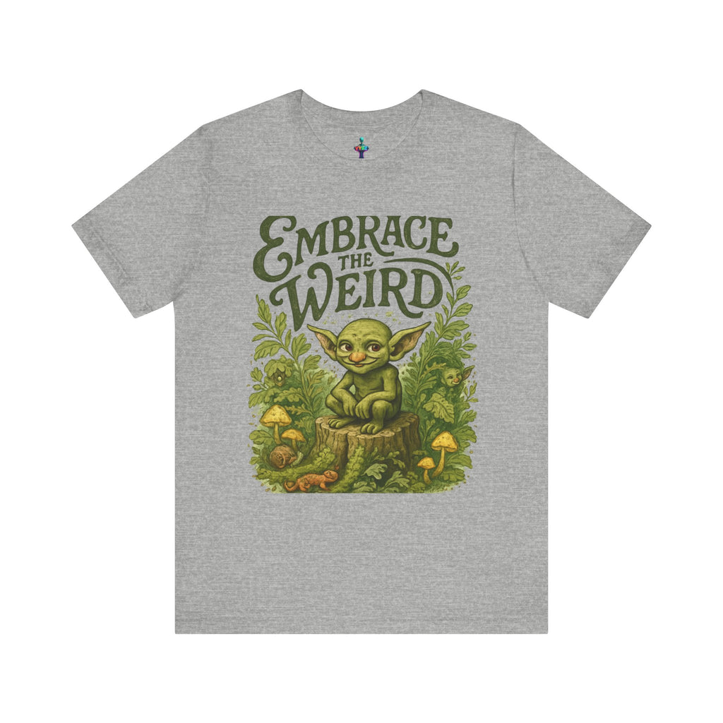 Fantasy Unisex Tee Embracing Weird Nature Design