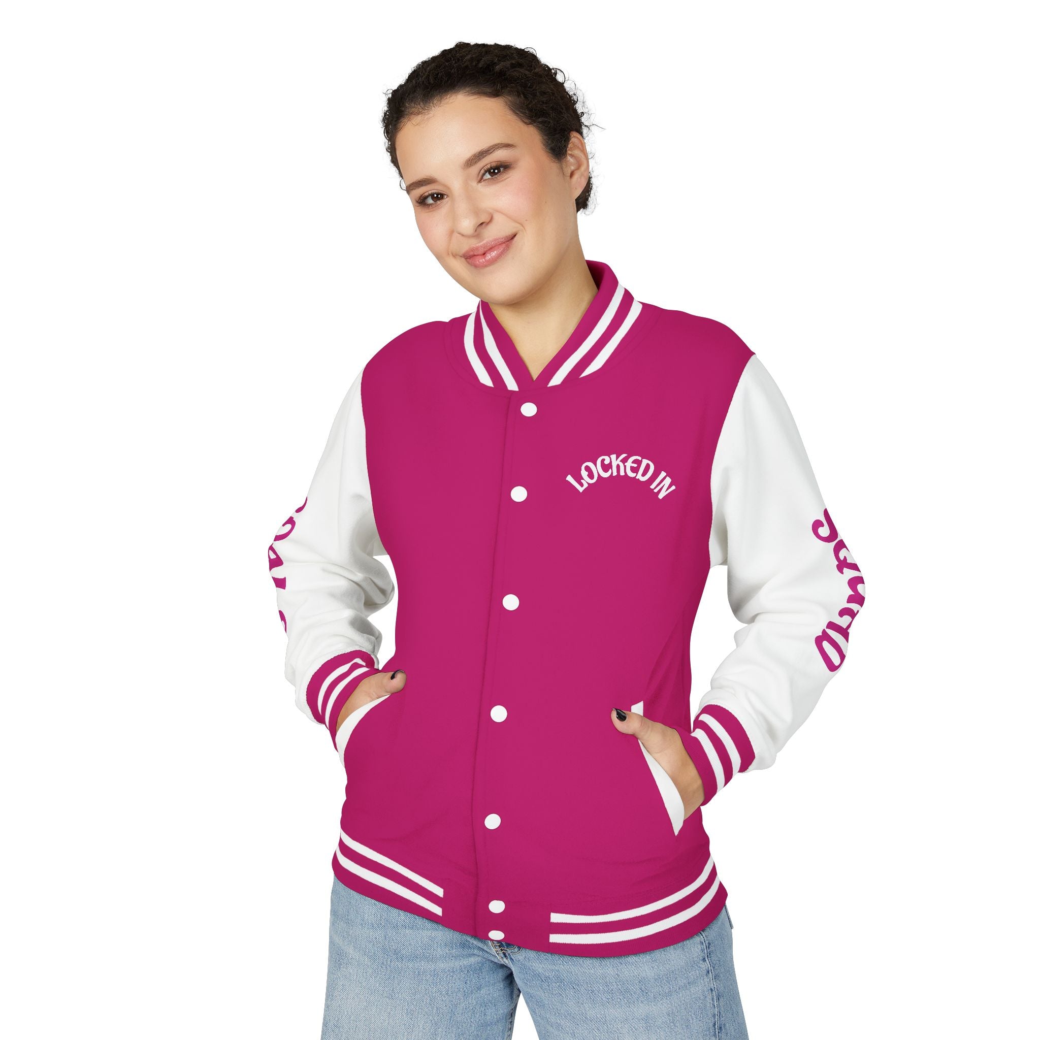 VYBZ "Locked In Goals" Heavyweight Letterman Jacket