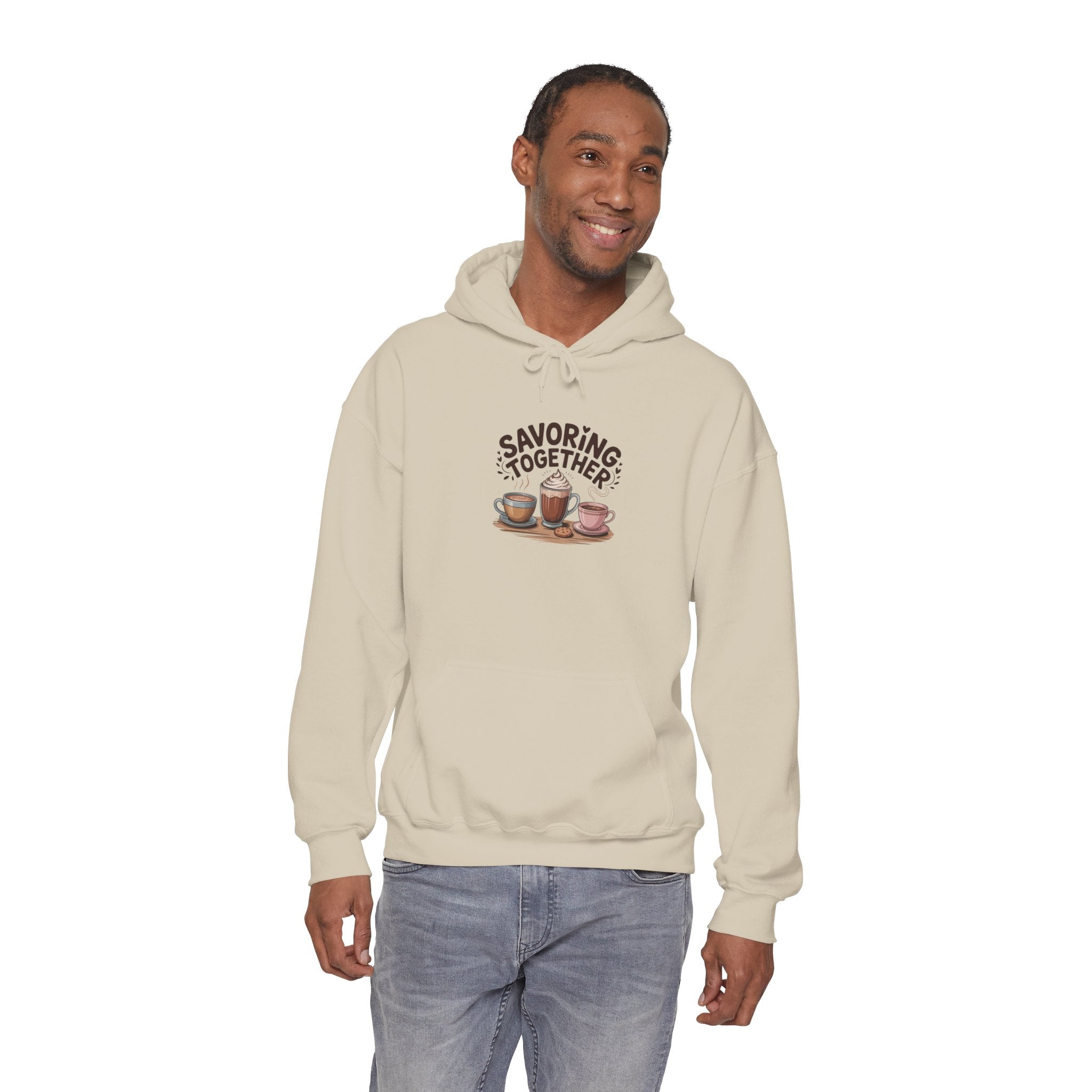 Savoring Together Hoodie | cocoa sweatshirt, coffee lover apparel