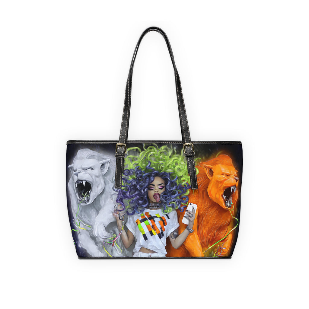 Shoulder Bag - VYBZ 'The Lioness' Colorful Design