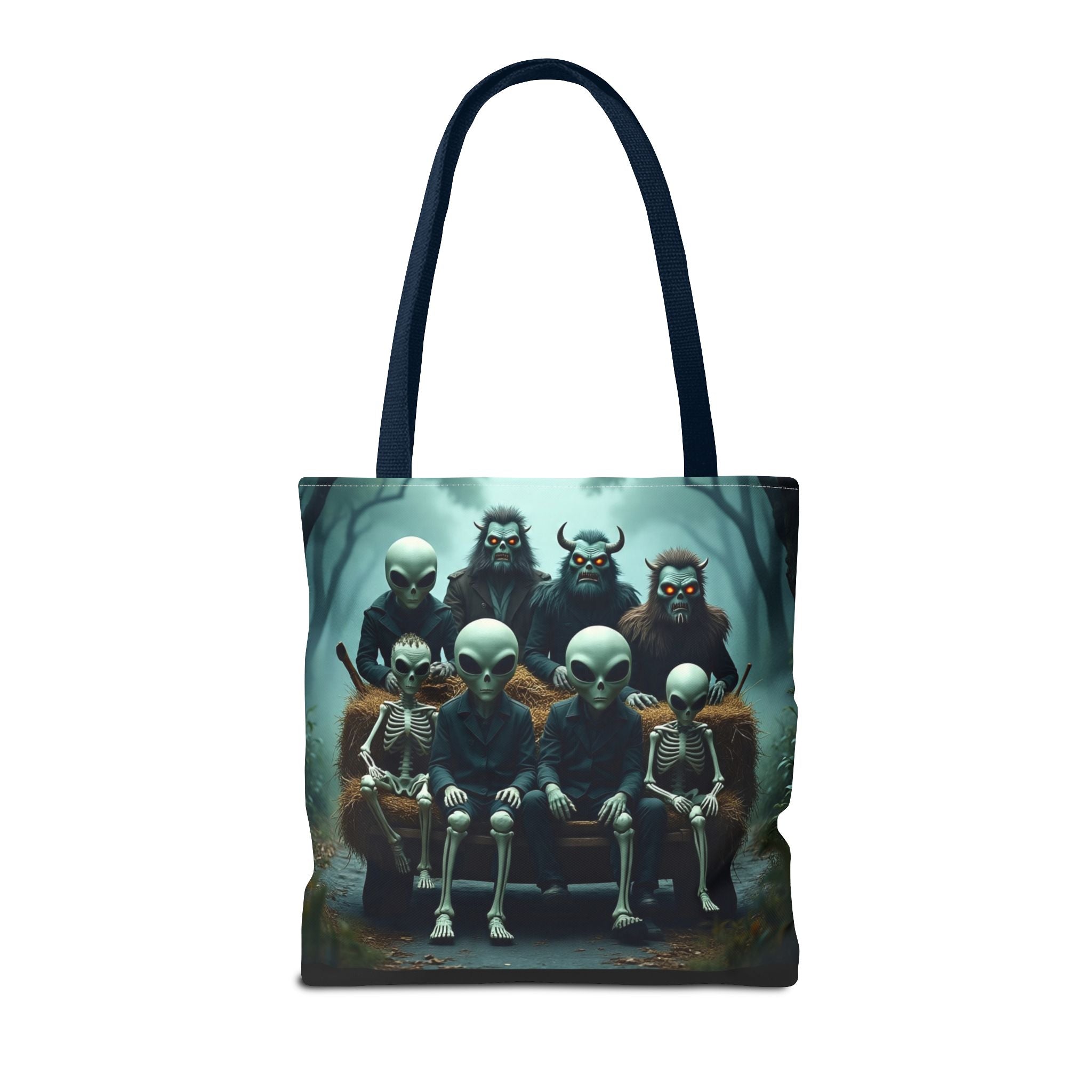 VYBZ Alien Tote Bag - Halloween Trick or Treating Spacious Design