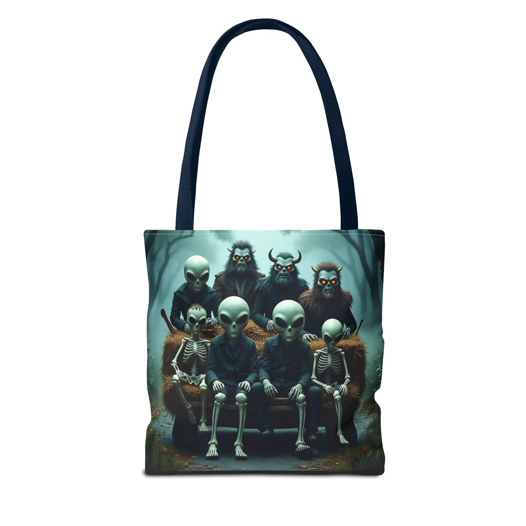 VYBZ Alien Tote Bag - Halloween Trick or Treating Spacious Design