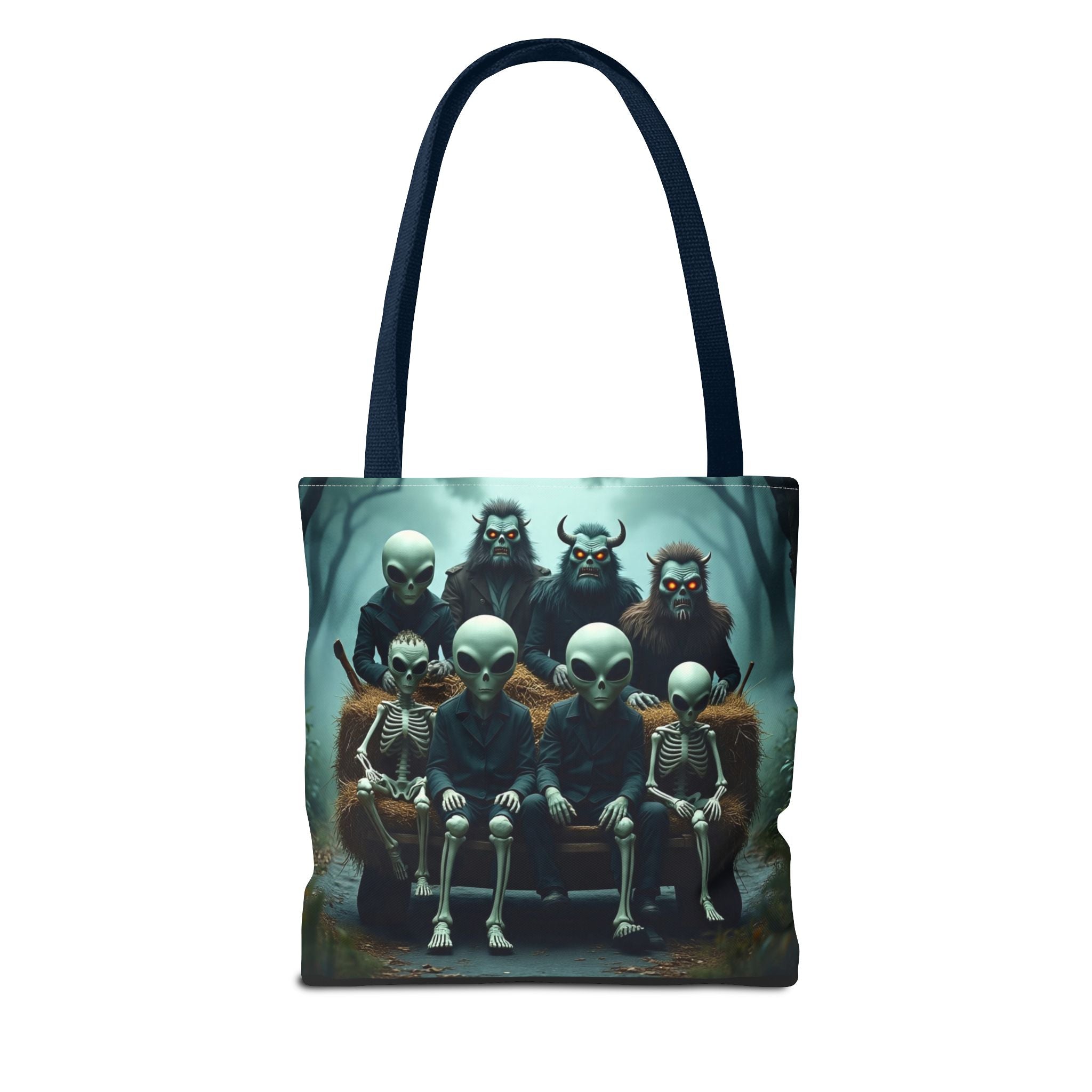 VYBZ Alien Tote Bag - Halloween Trick or Treating Spacious Design