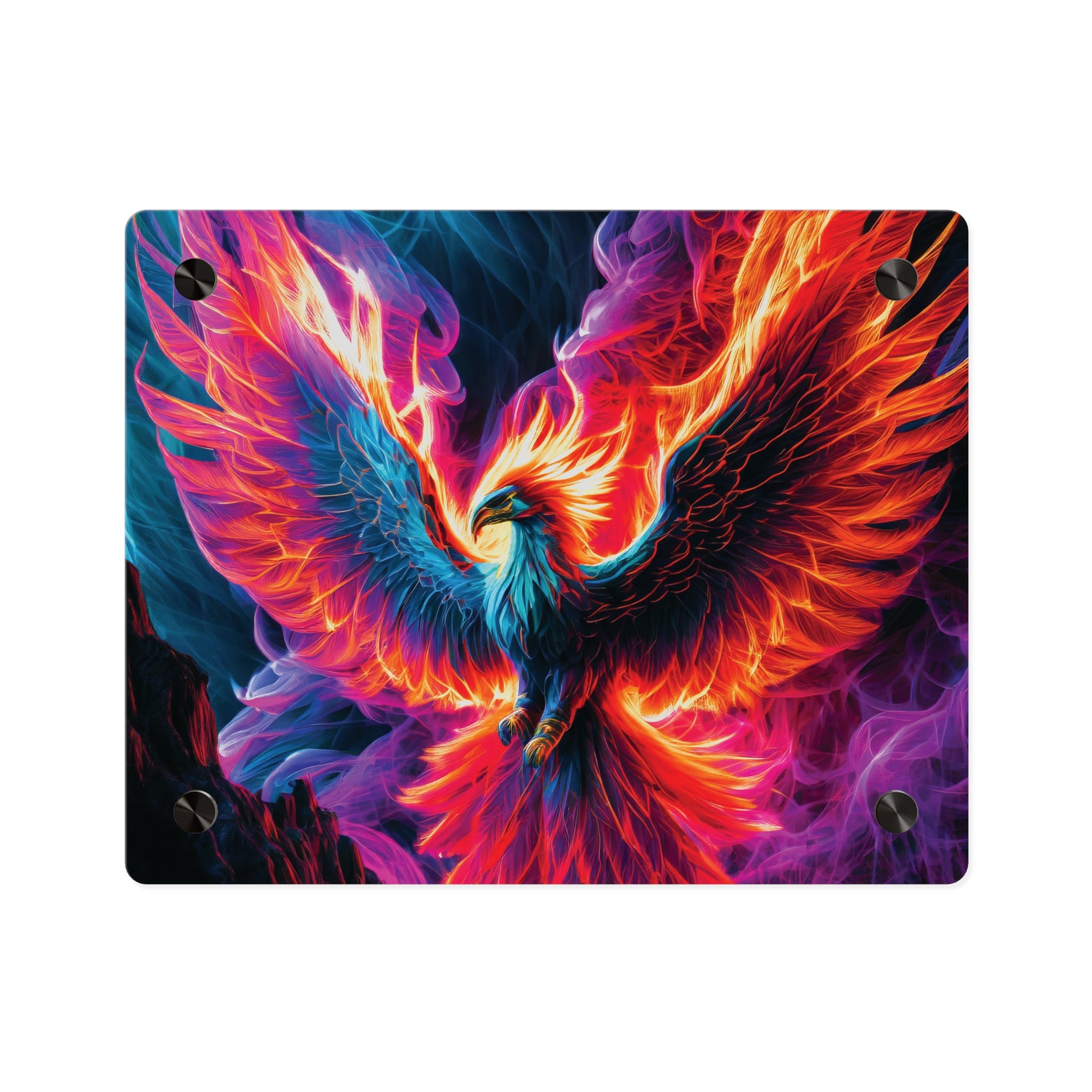Vibrant Phoenix Acrylic Wall Art
