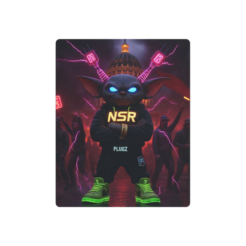 Limited Edition North Star Rebel x 612 Misfits 'Plugz' Metal Art Sign