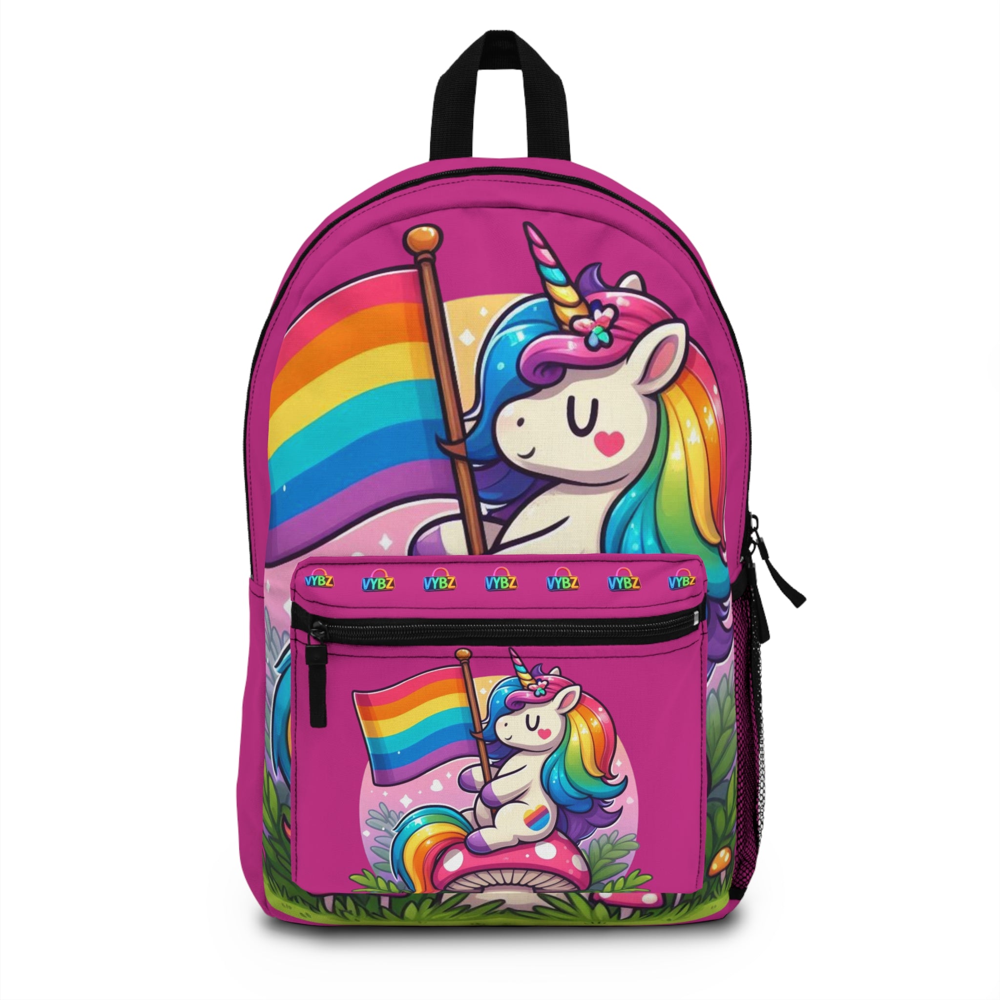 VYBZ Rainbow Unicorn Backpack