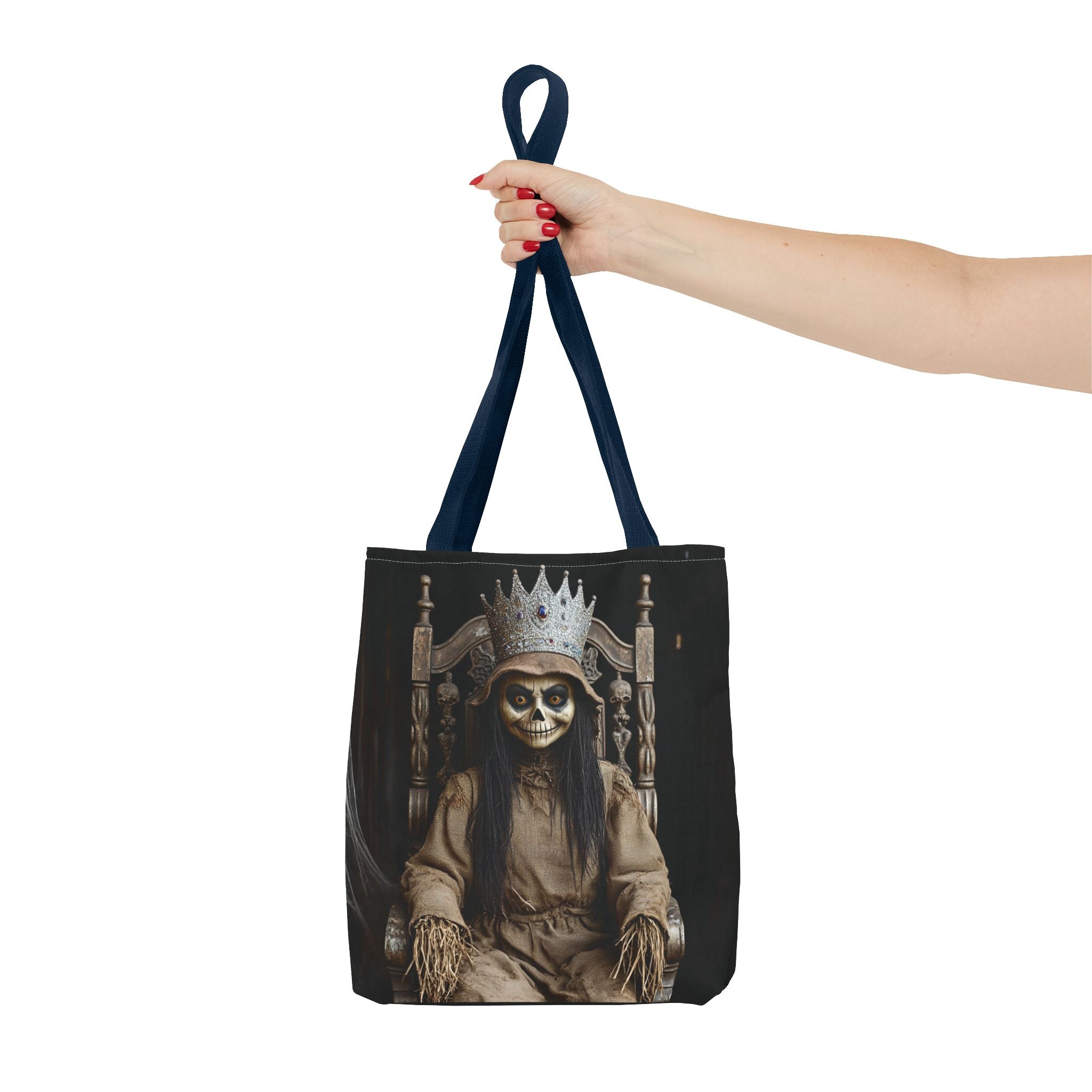 VYBZ Tote Bag - Spooky Skeleton Queen Halloween Design