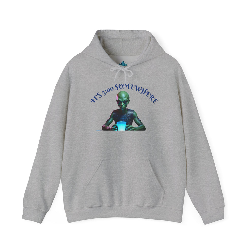 VYBZ Aliens and Monsters Unisex Hooded Sweatshirt - Funny Quote Design
