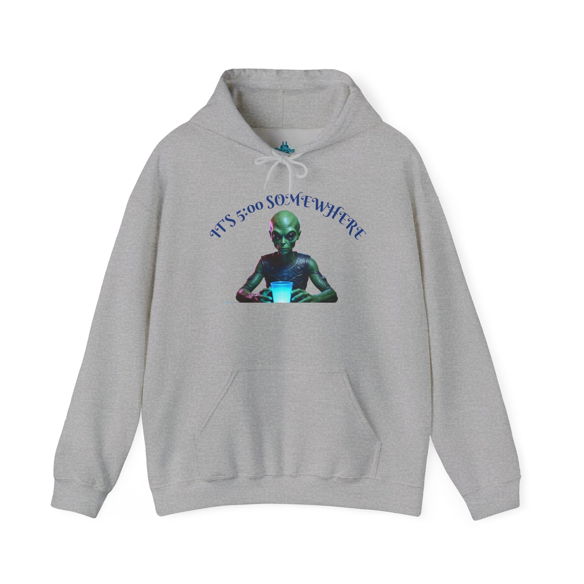 VYBZ Aliens and Monsters Unisex Hooded Sweatshirt - Funny Quote Design