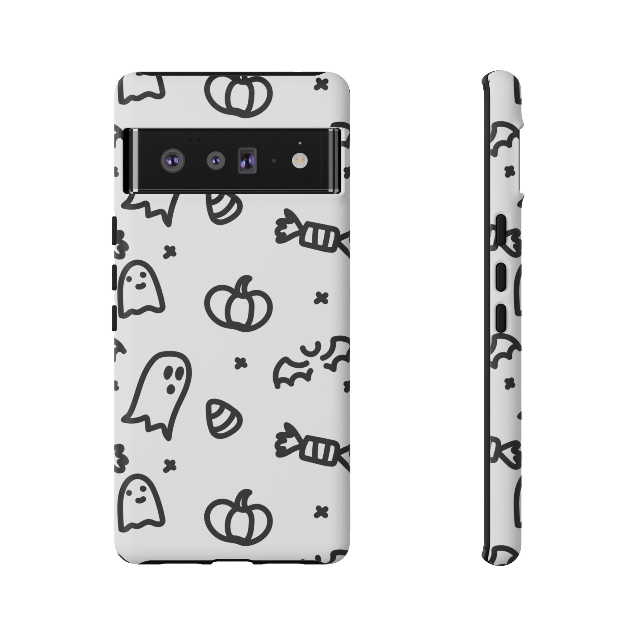 Halloween Themed Phone Case, Spooky Ghosts and Pumpkins, Fall Decor, Costume Party, Trick or Treat