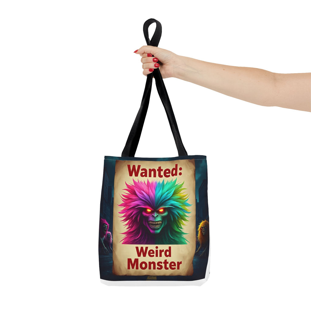 VYBZ Wanted Monster Print Tote Bag