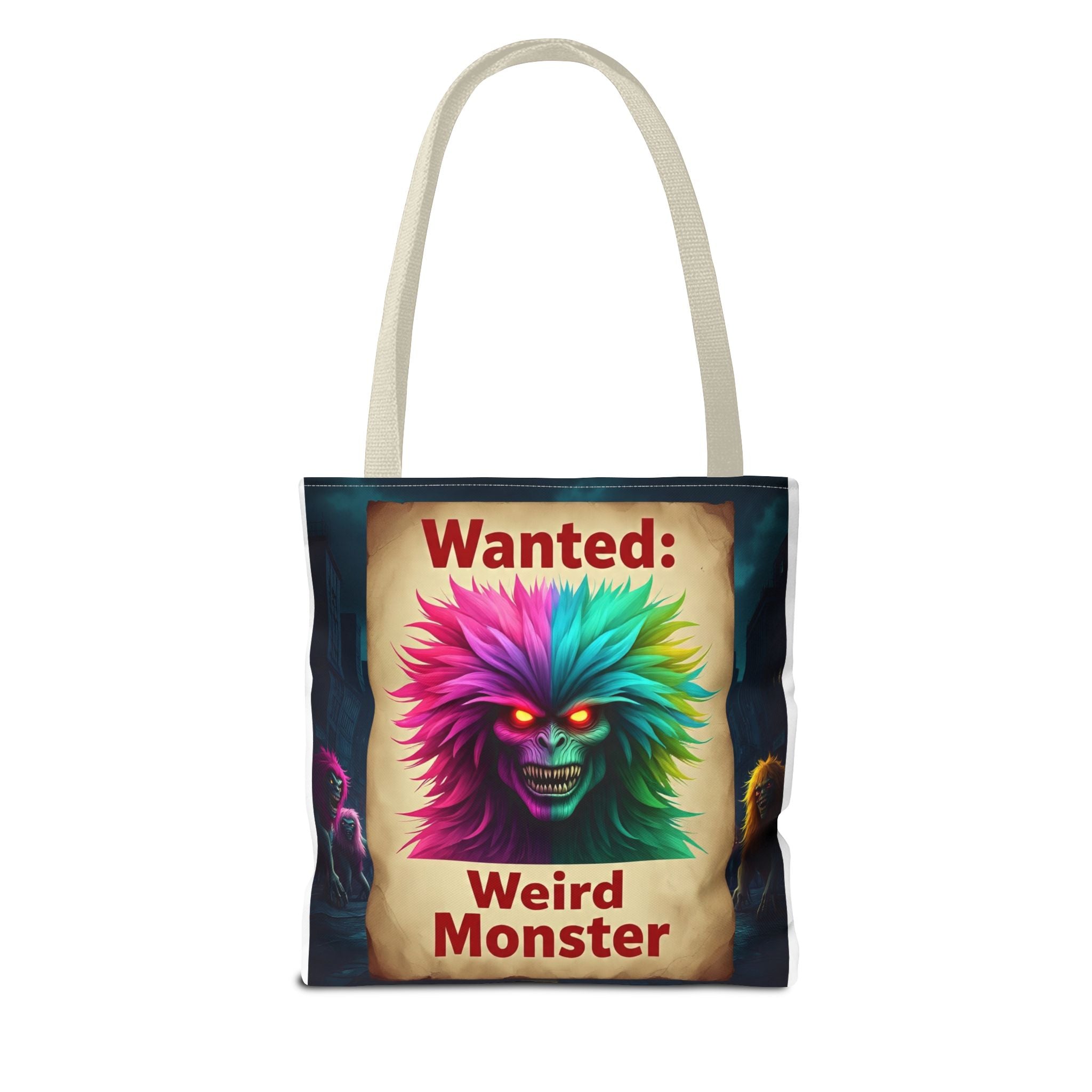VYBZ Wanted Monster Print Tote Bag