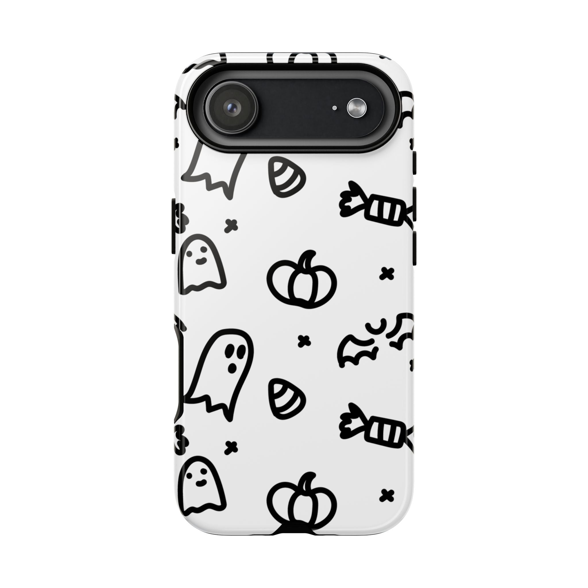 Halloween Themed Phone Case, Spooky Ghosts and Pumpkins, Fall Decor, Costume Party, Trick or Treat
