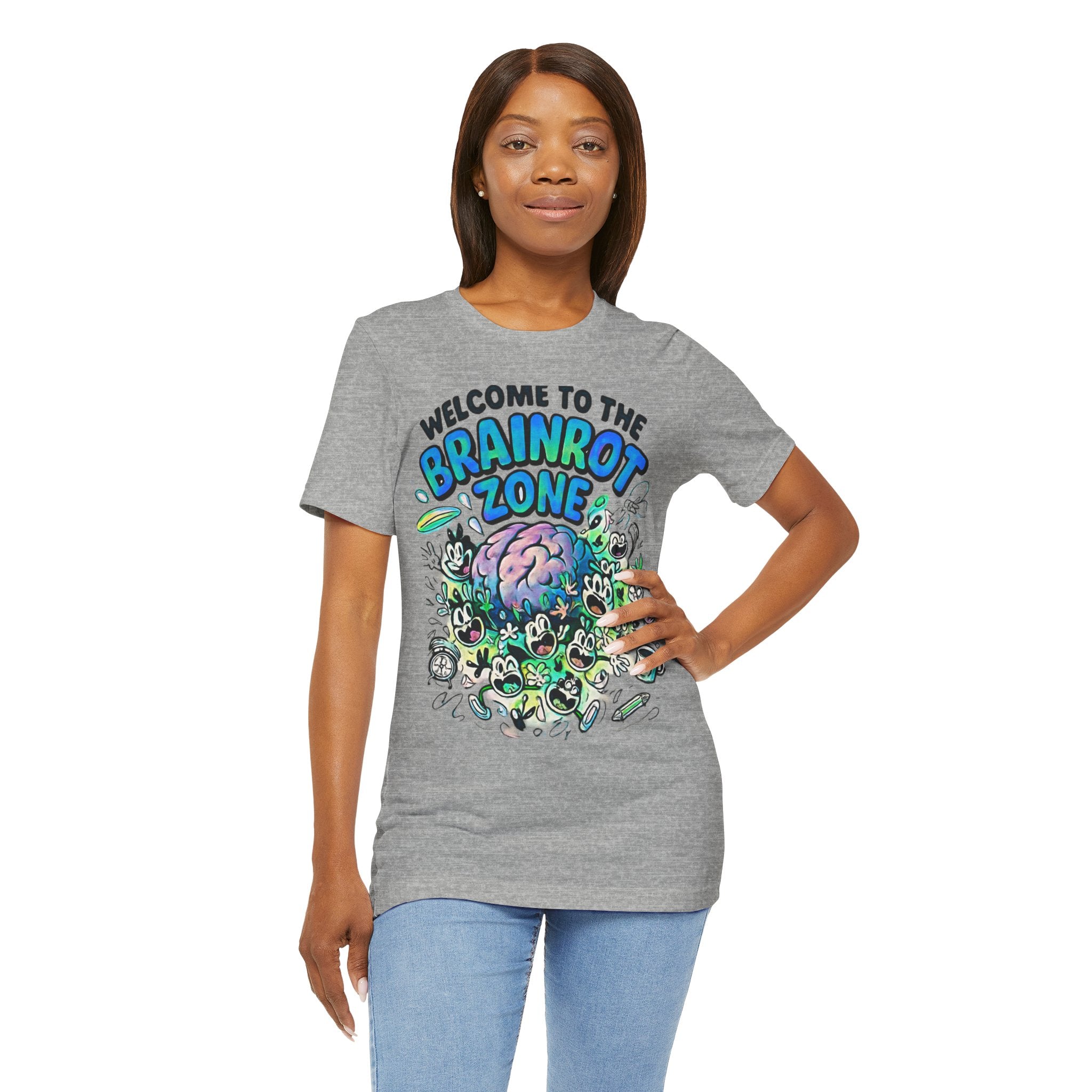 Brainrot Zone Unisex Jersey Short Sleeve Tee