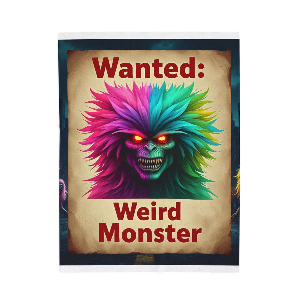 Wanted: Weird Monster Plush Blanket
