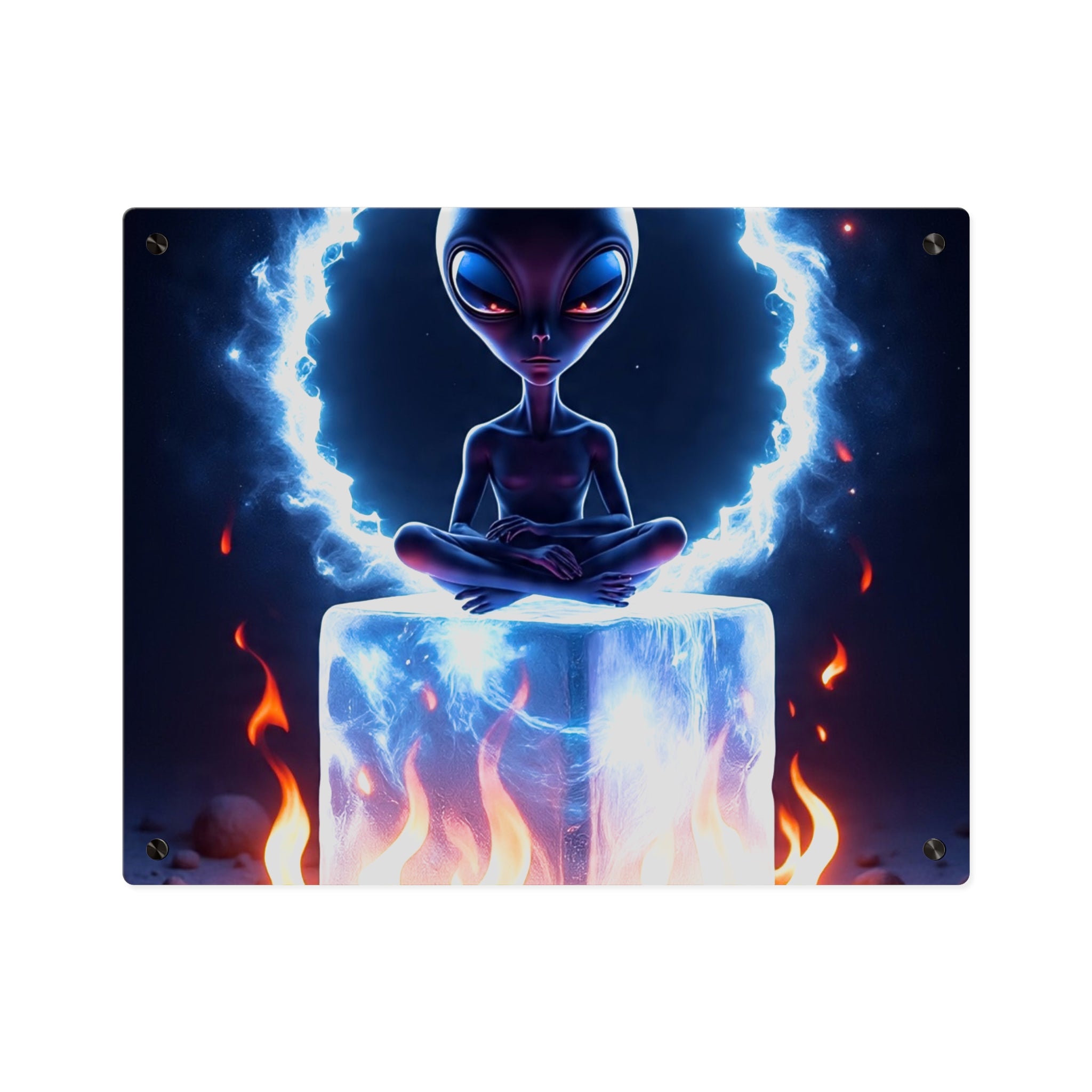 Cosmic Alien Acrylic Wall Art