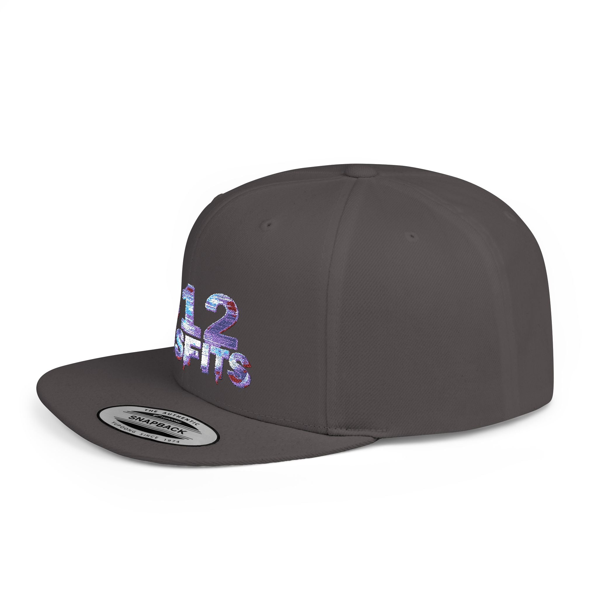 612 Misfits Flat Bill Snapback Hat – Retro Graphic Streetwear Cap