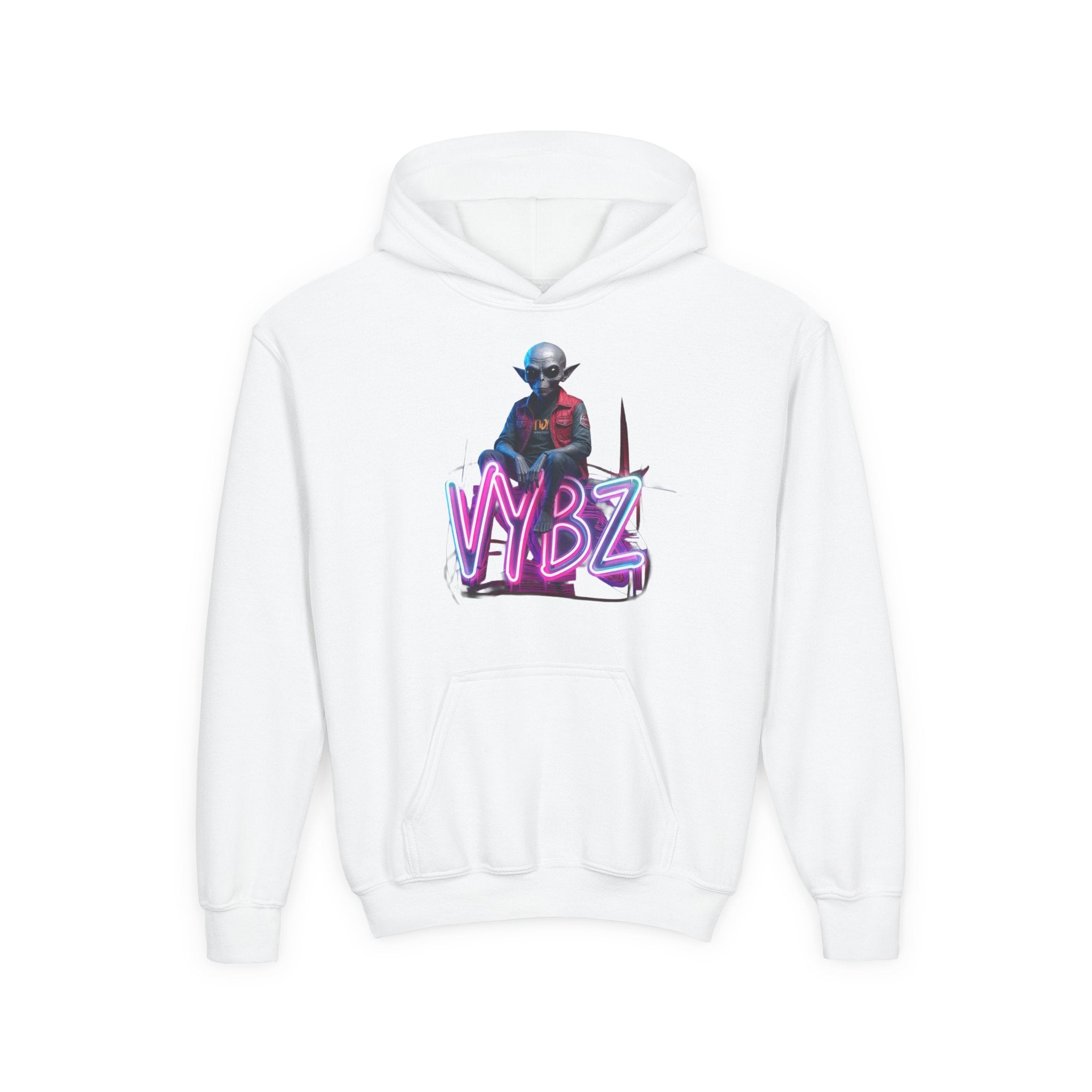 VYBZ Alien Youth Heavy Blend Hooded Sweatshirt, Cozy Streetwear, Perfect for Teens, Gifts for Holidays and Occasions, Casual [...]