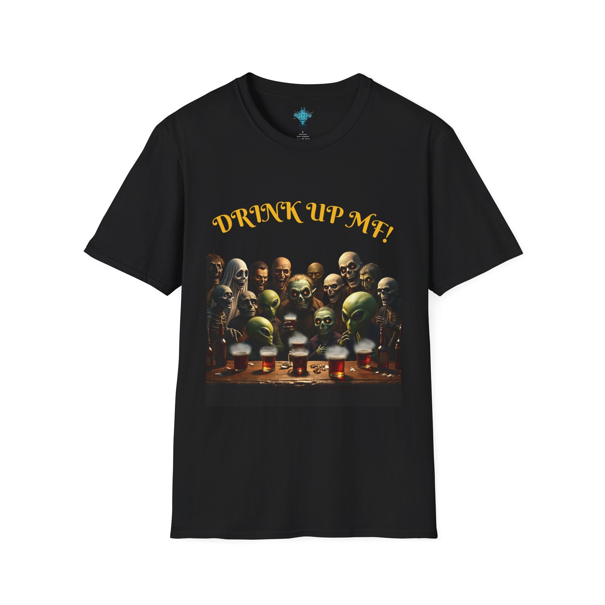 VYBZ Humorous Monster Unisex T-Shirt - Classic Quote Design