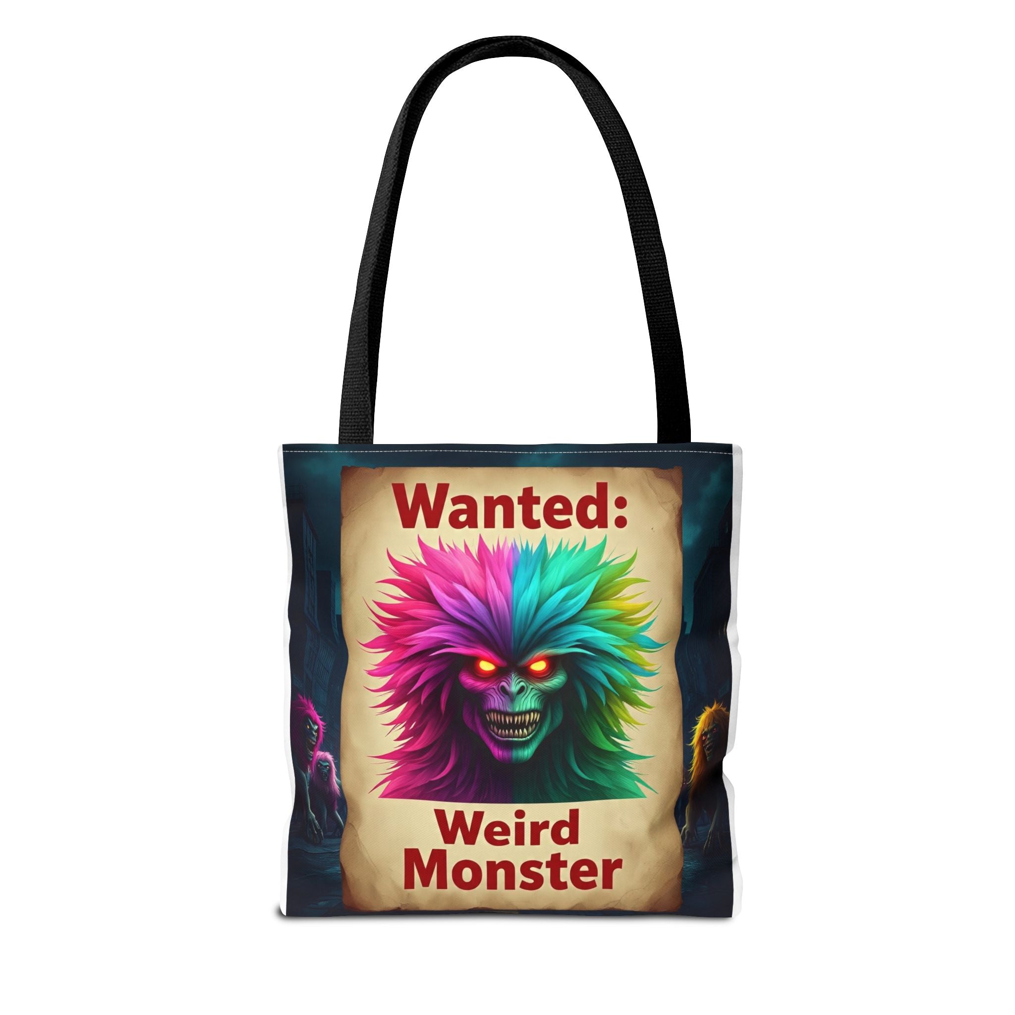 VYBZ Wanted Monster Print Tote Bag