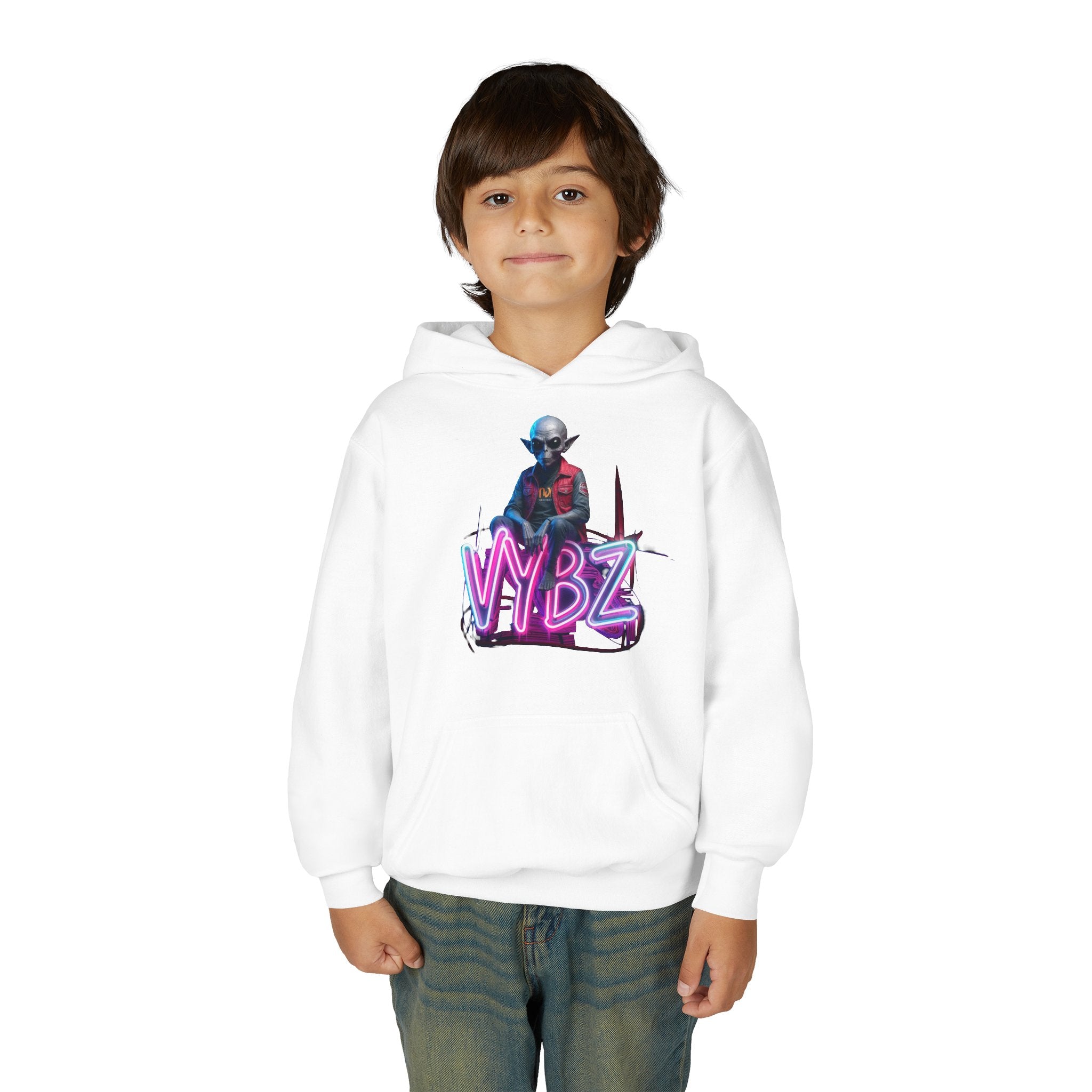 VYBZ Alien Youth Heavy Blend Hooded Sweatshirt, Cozy Streetwear, Perfect for Teens, Gifts for Holidays and Occasions, Casual [...]