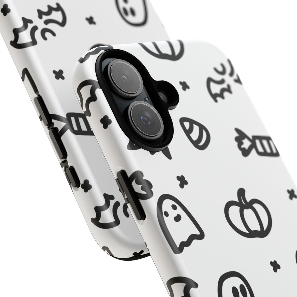 Halloween Themed Phone Case, Spooky Ghosts and Pumpkins, Fall Decor, Costume Party, Trick or Treat