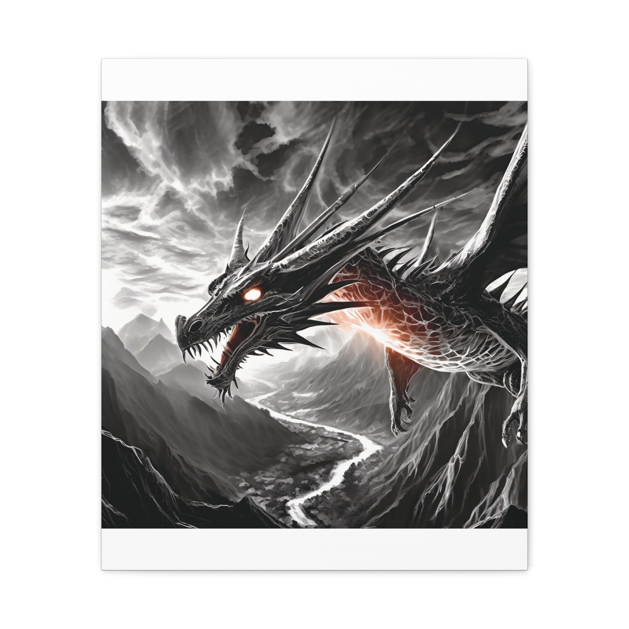 Dragon Art Canvas Print
