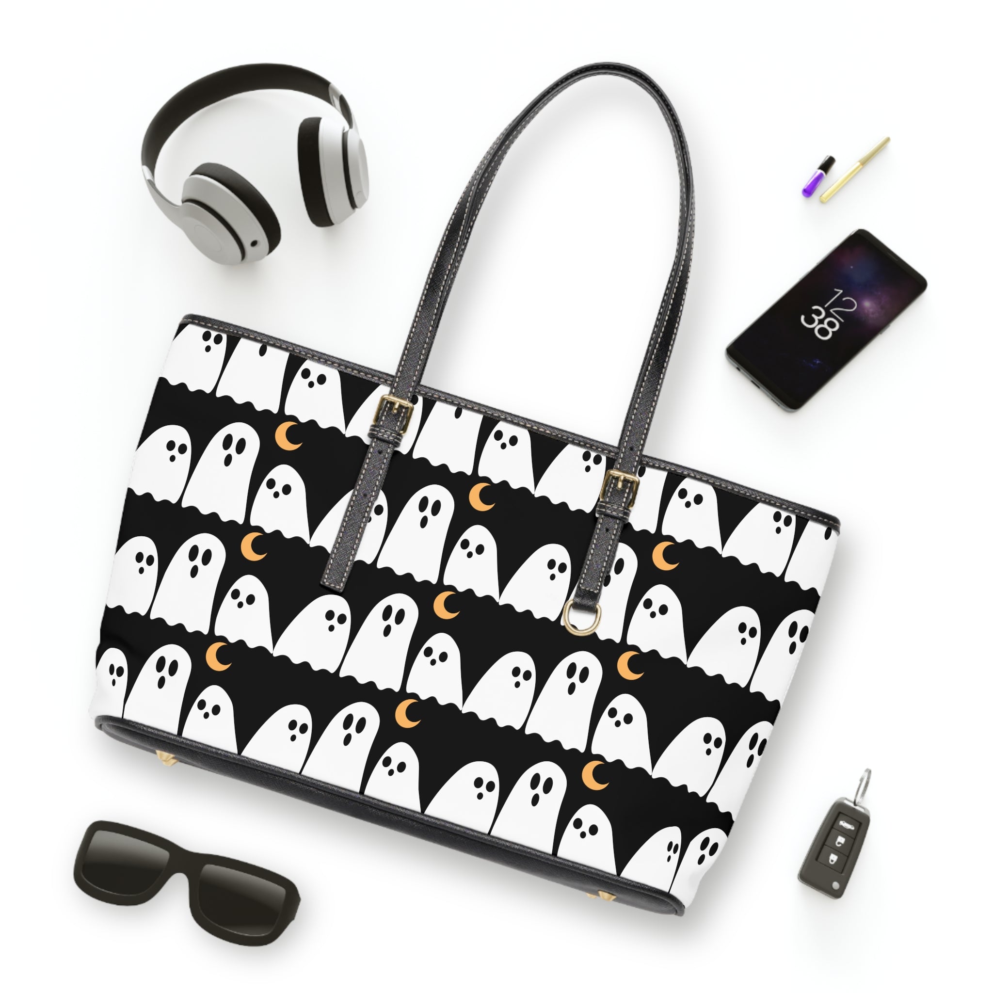 VYBZ Shoulder Bag - Exclusive Ghost Design Spooky Season Cute