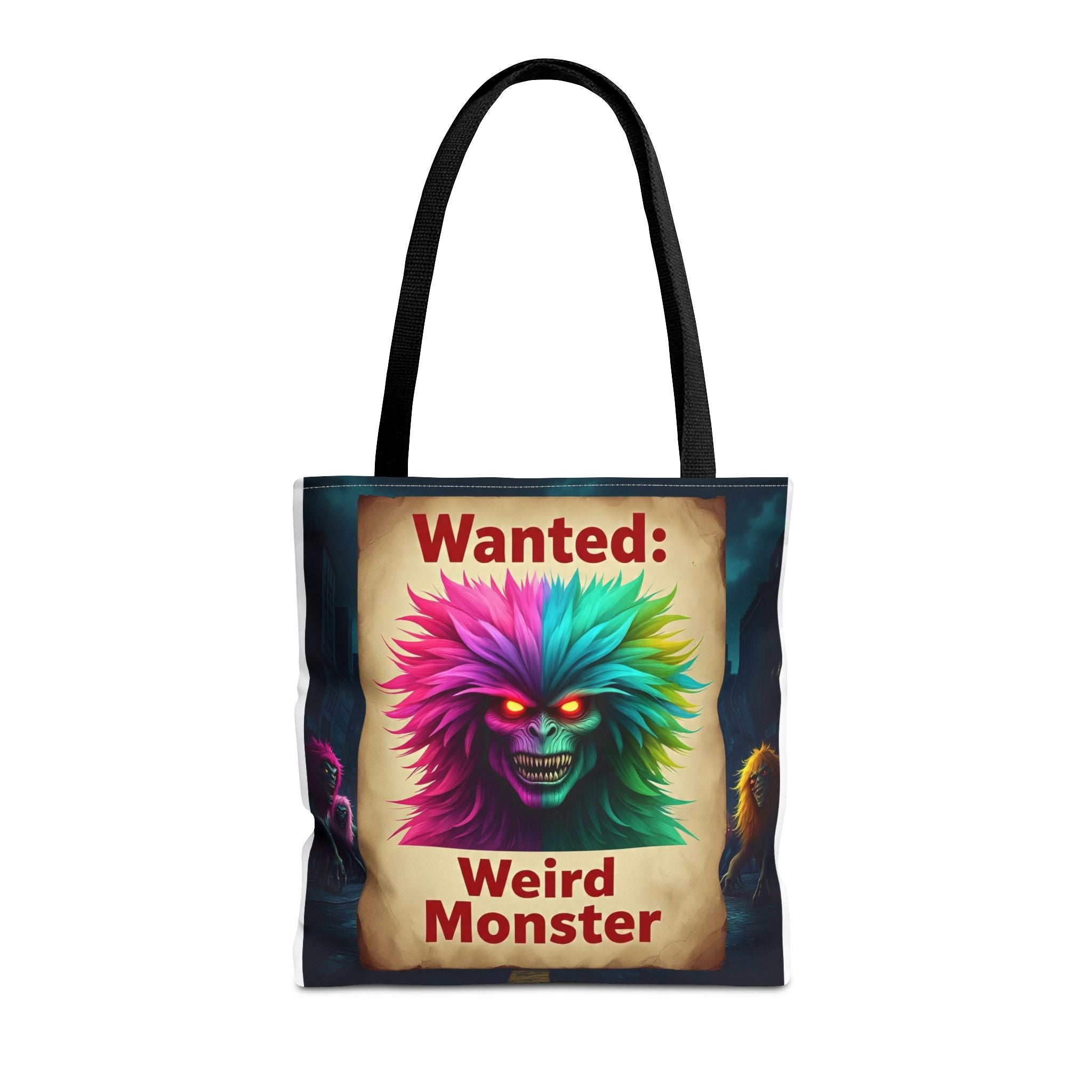 VYBZ Wanted Monster Print Tote Bag