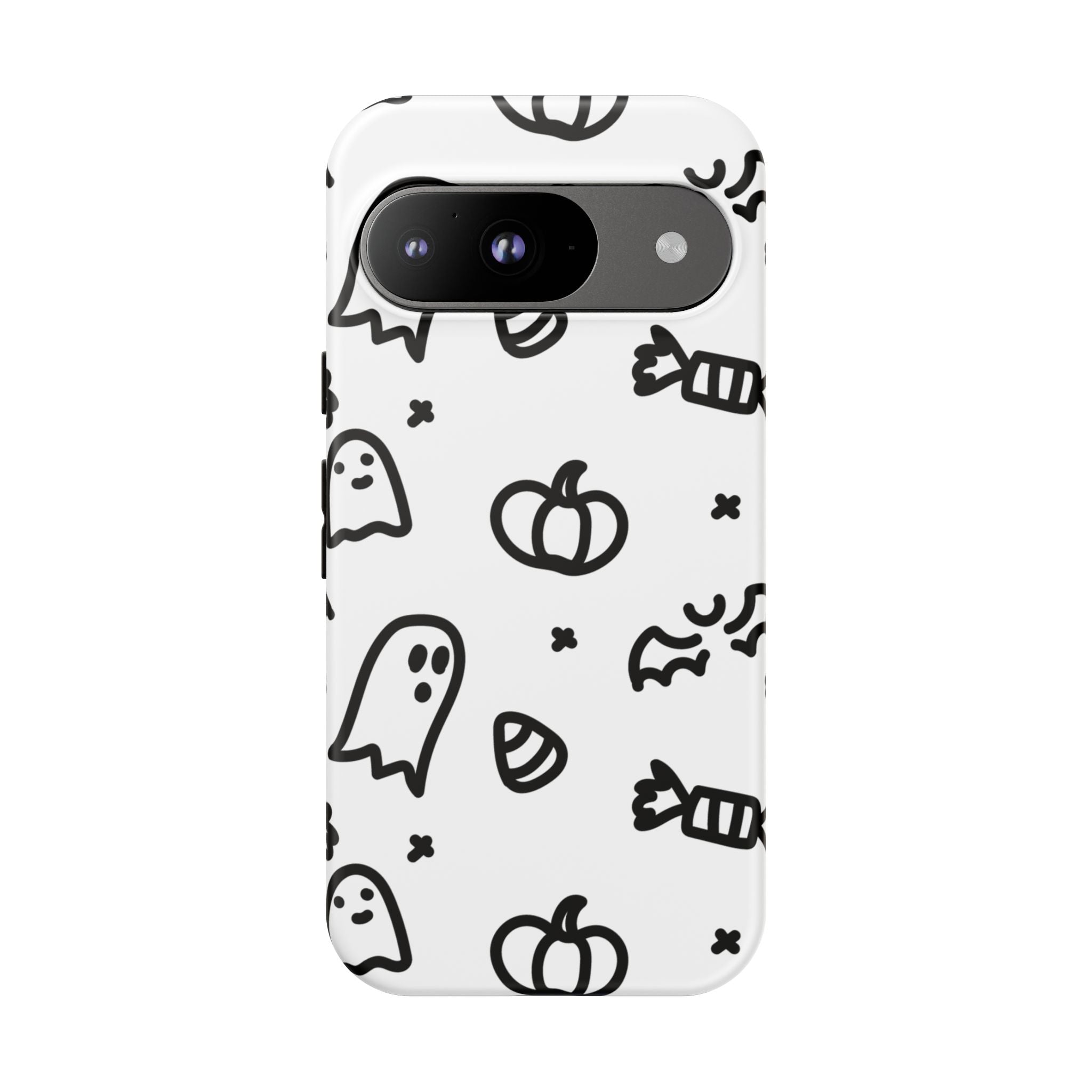 Halloween Themed Phone Case, Spooky Ghosts and Pumpkins, Fall Decor, Costume Party, Trick or Treat